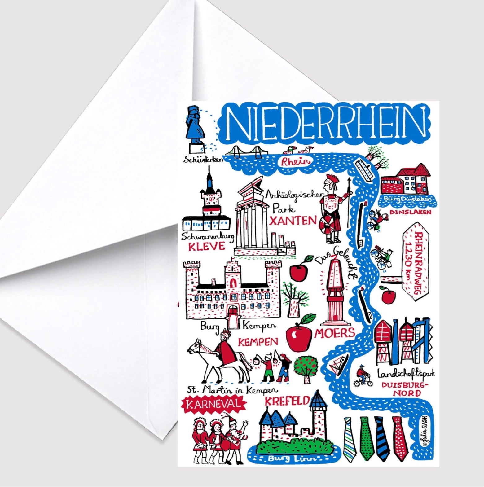 Niederrhein Greeting Card