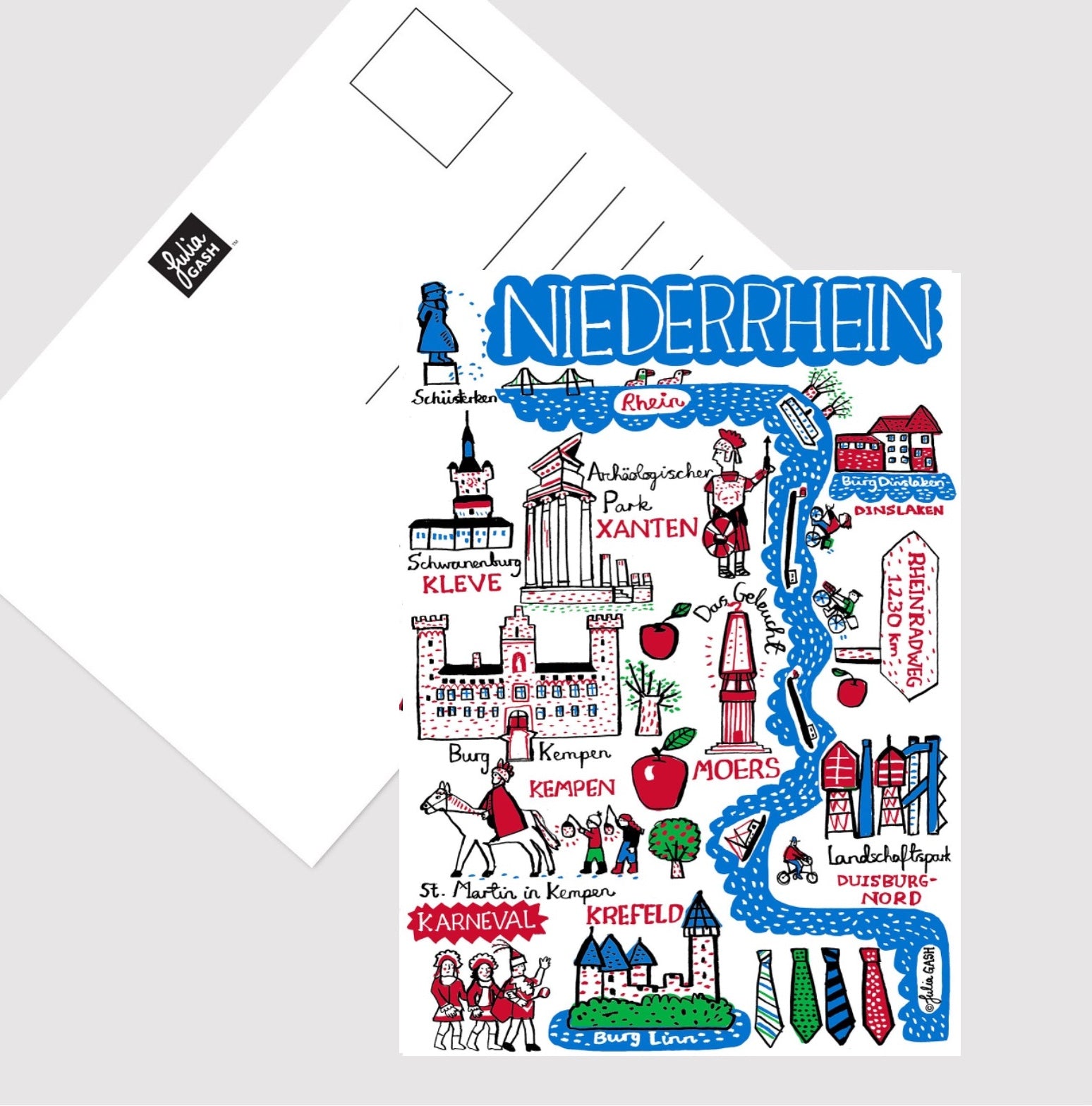 Niederrhien Postcard