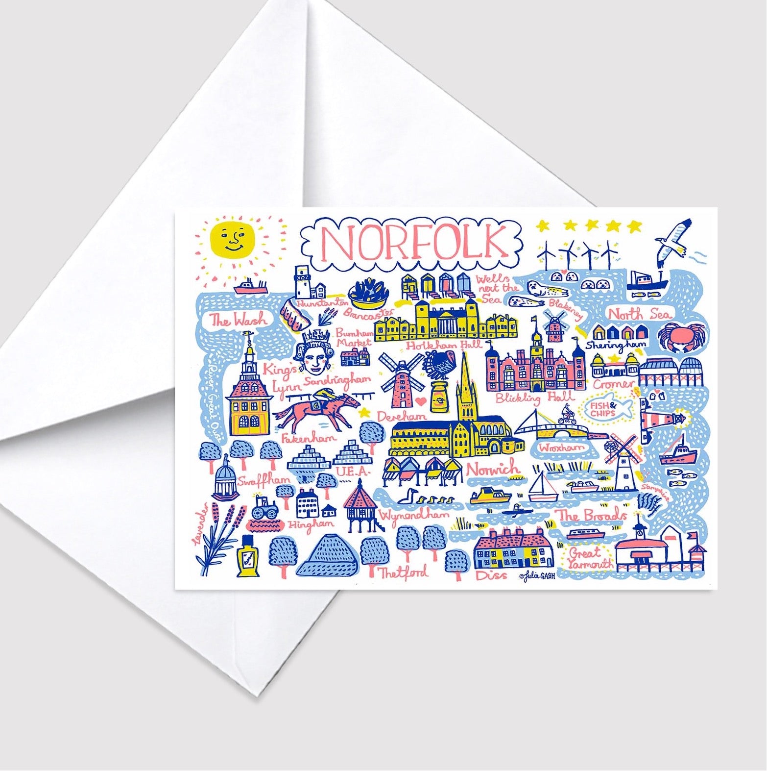 Greeting Card by Julia Gash