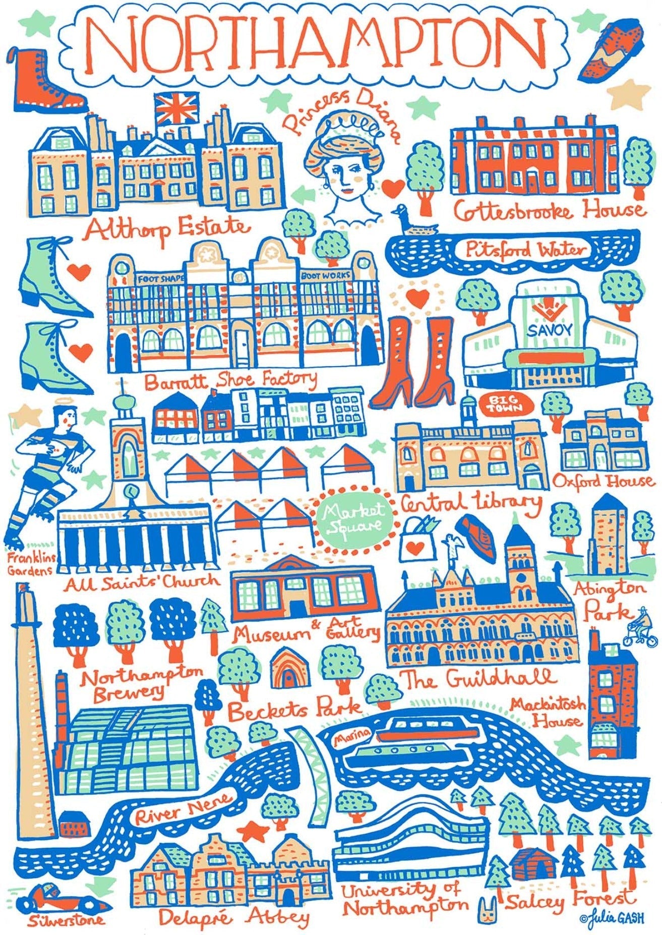 Northampton Tote Bag - Julia Gash