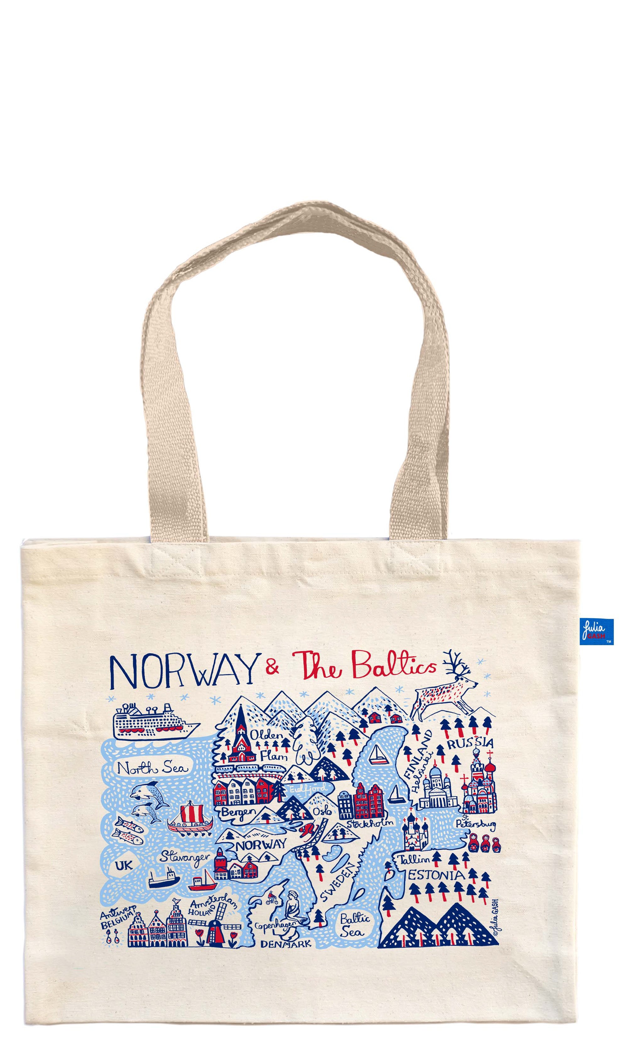 Norway & The Baltics Tote Bag
