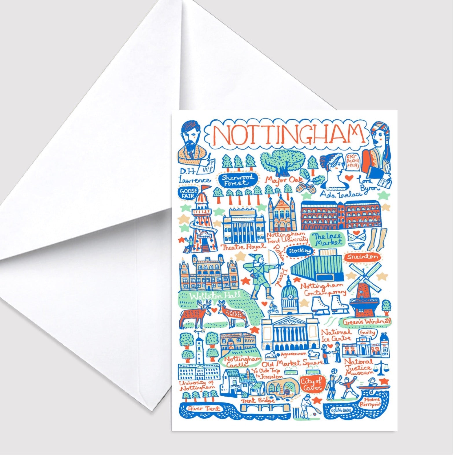 Greeting Card by Julia Gash