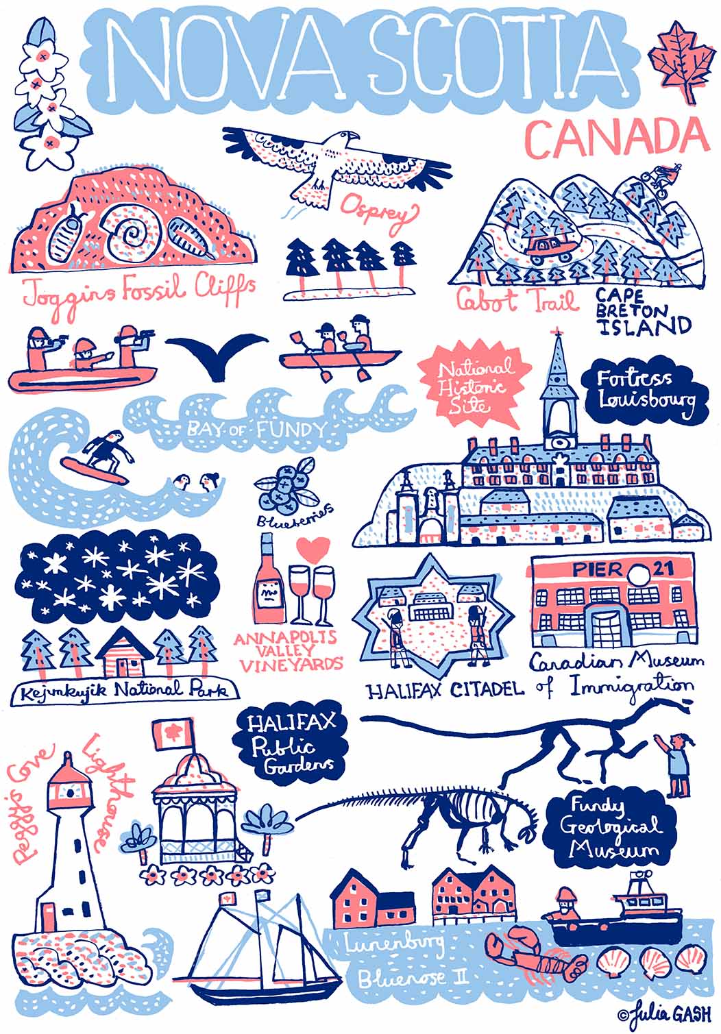 Nova Scotia Greeting Card