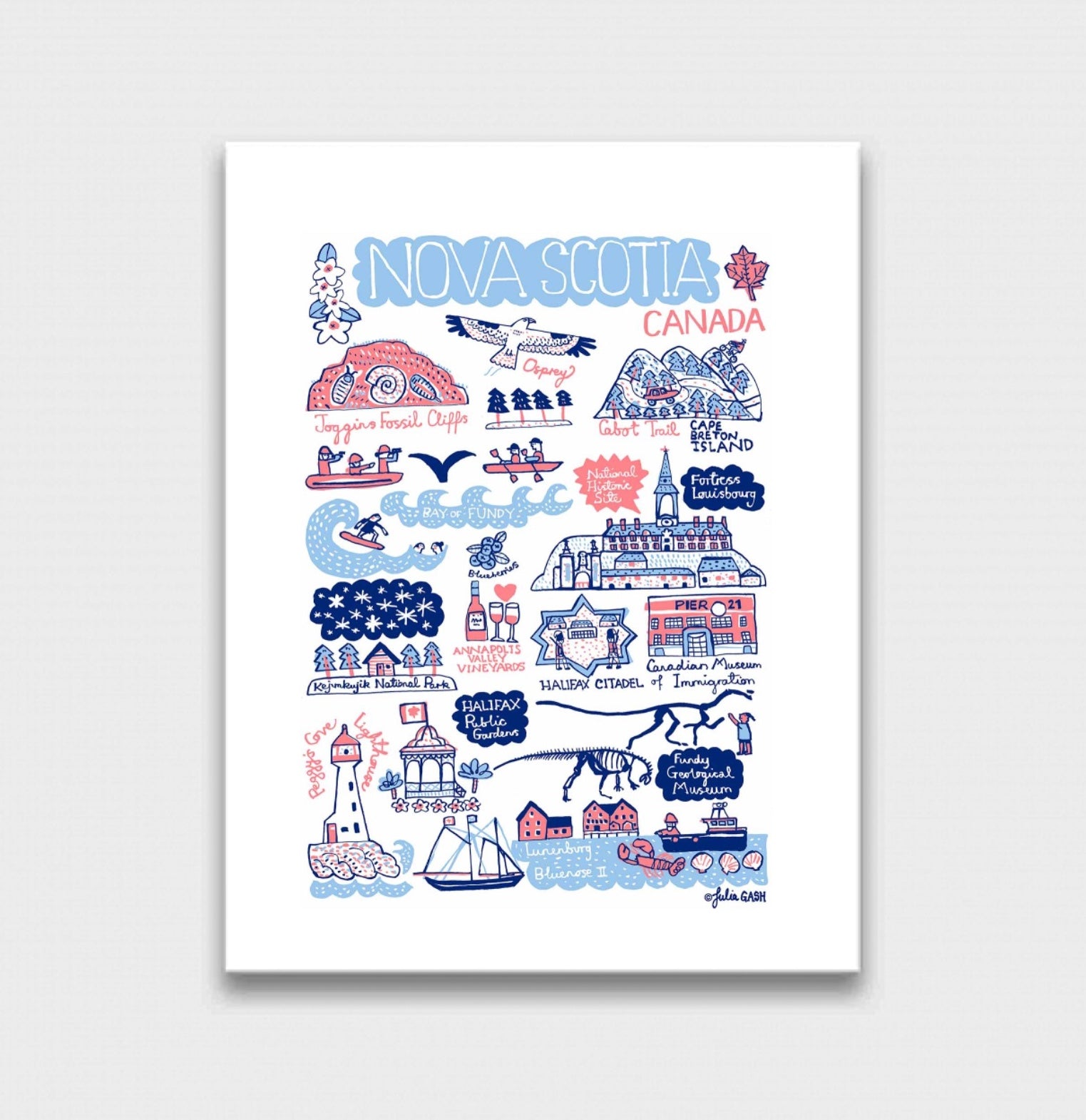 Nova Scotia Art Print