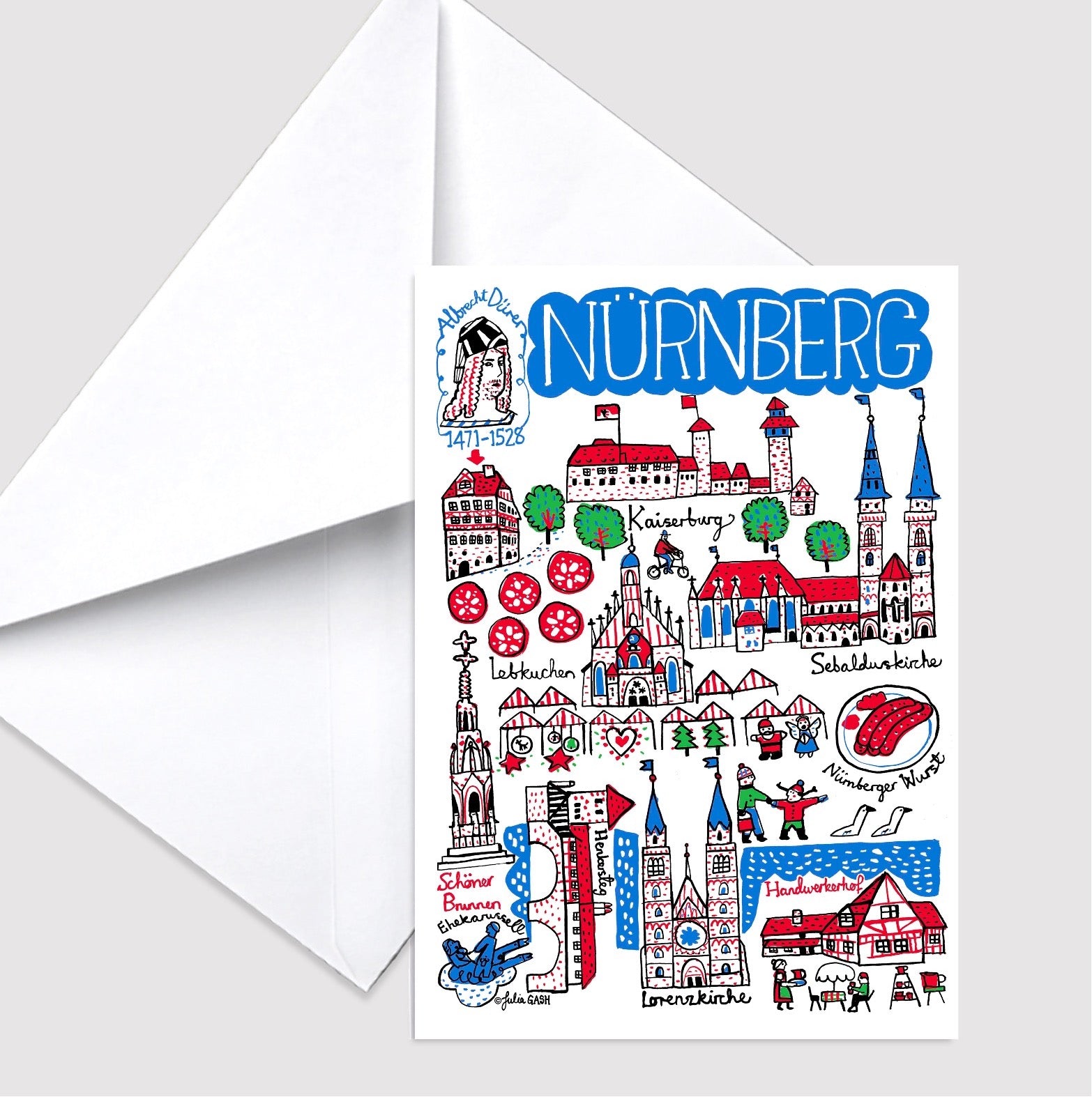 Greeting Card by Julia Gash