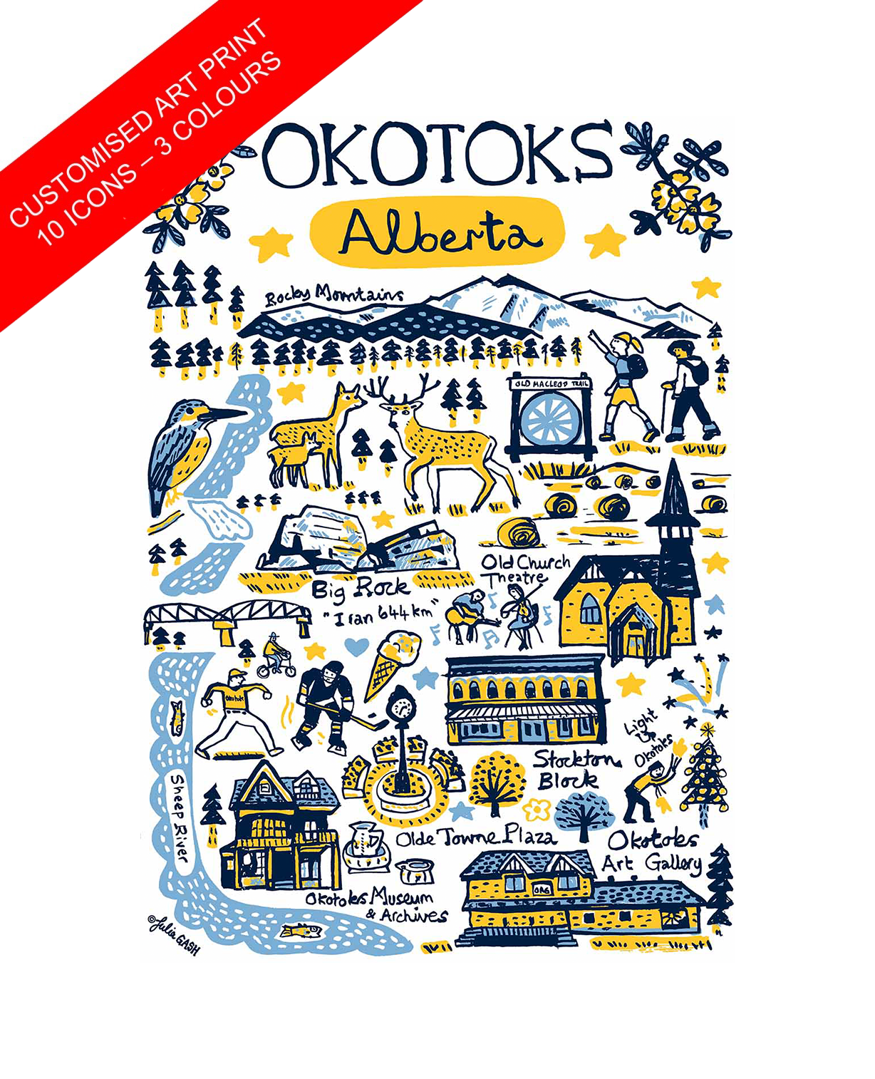 Commission Your Own 3 Colour Design by Julia Gash - Julia Gash