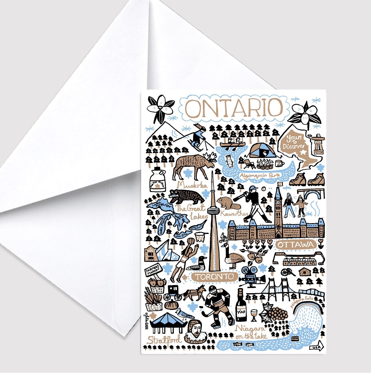 Ontario Greeting Card