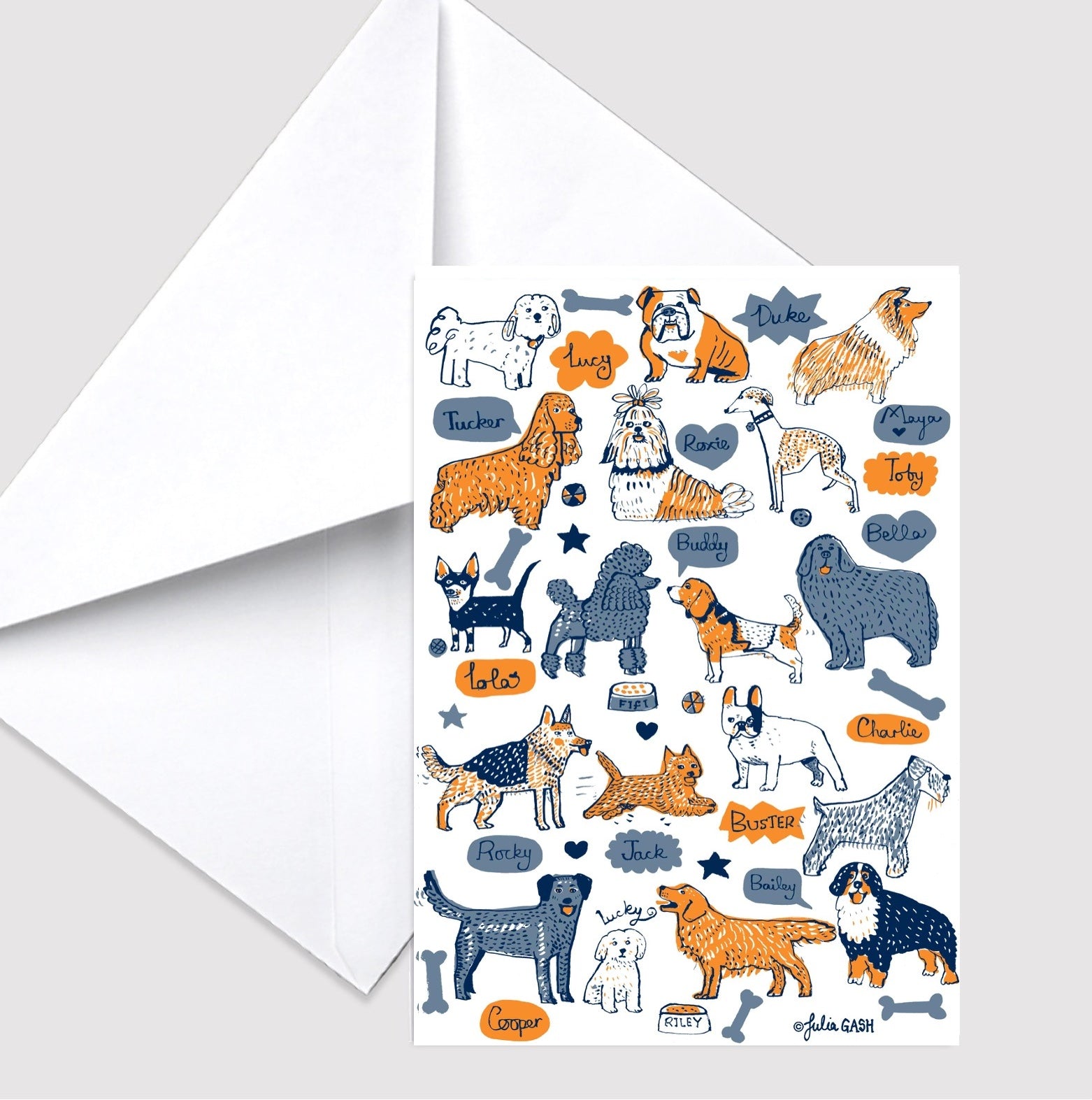 Our Best Friends Greeting Card - Julia Gash