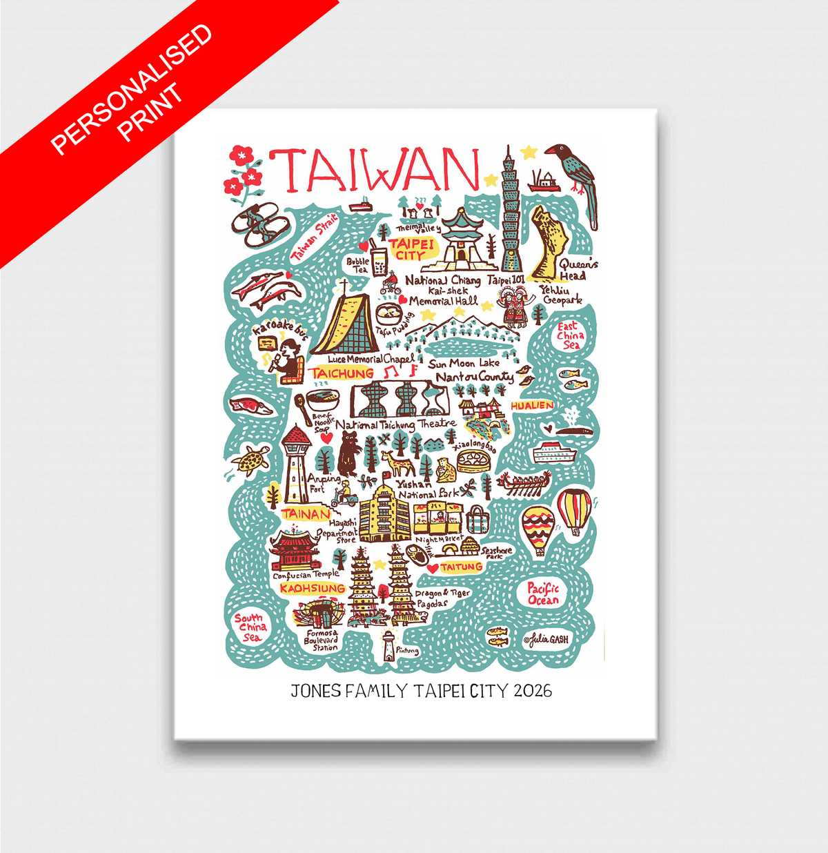 Taiwan Art Print