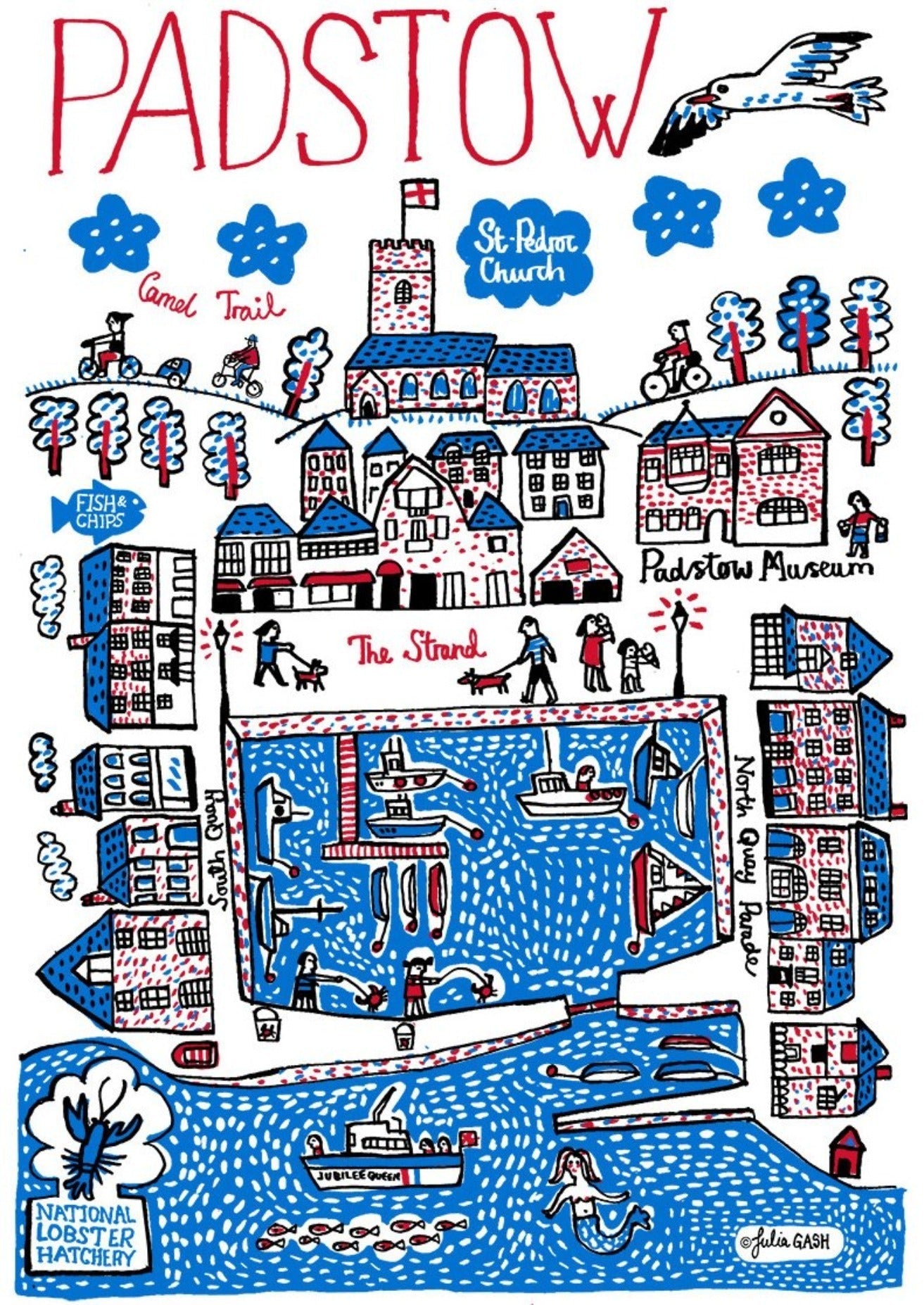 Padstow Tote Bag - Julia Gash