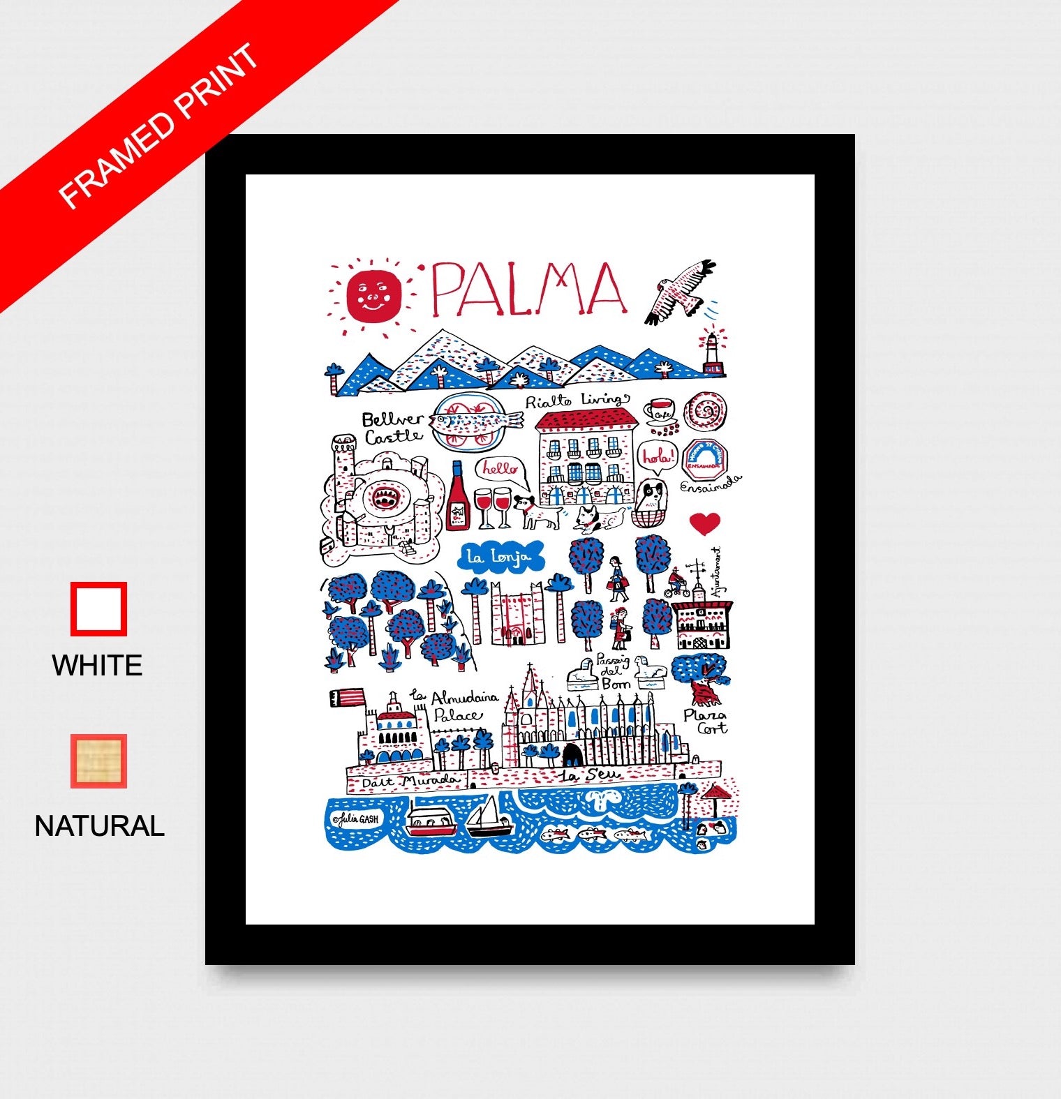 Palma Art Print by Julia Gash