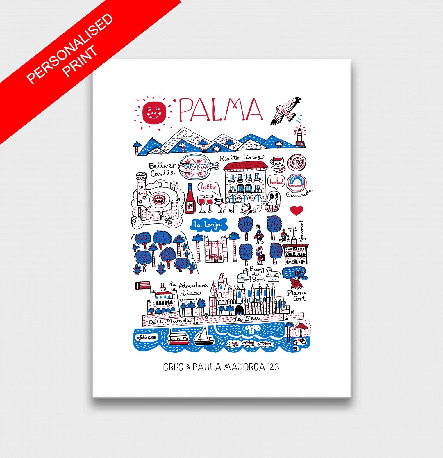 Palma Art Print by Julia Gash