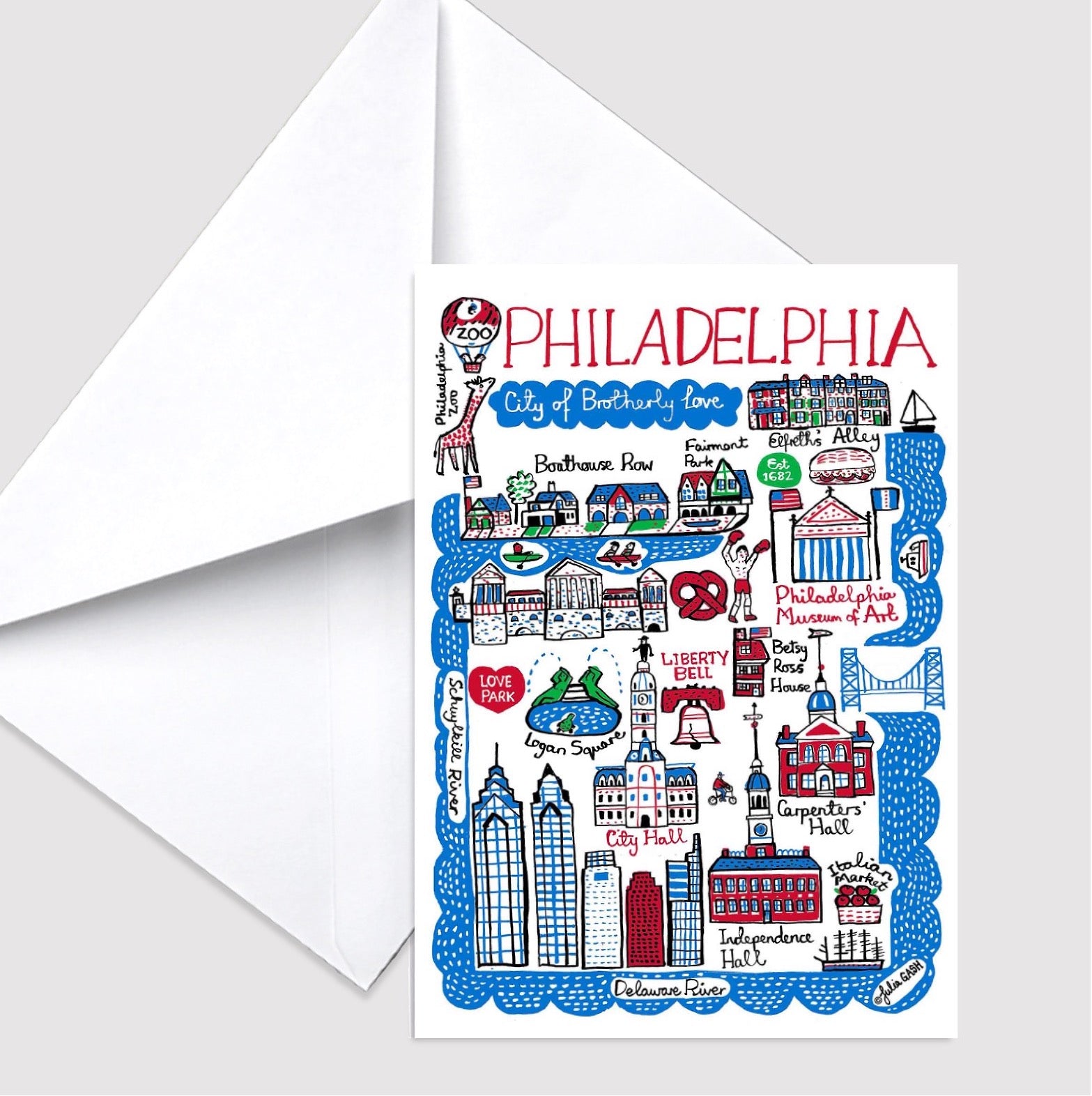 Greeting Card by Julia Gash