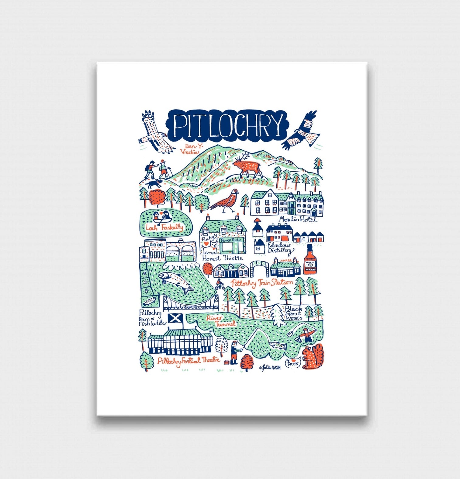 Pitlochry Art Print