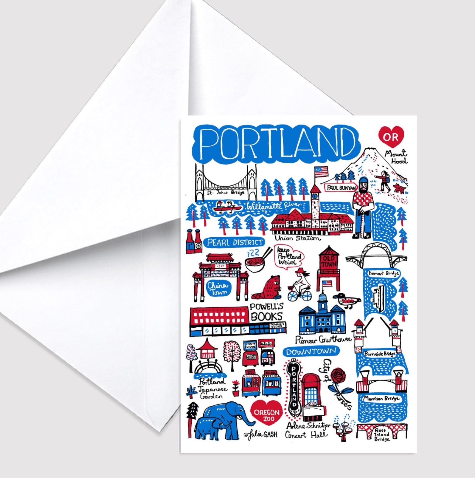 Greeting Card by Julia Gash