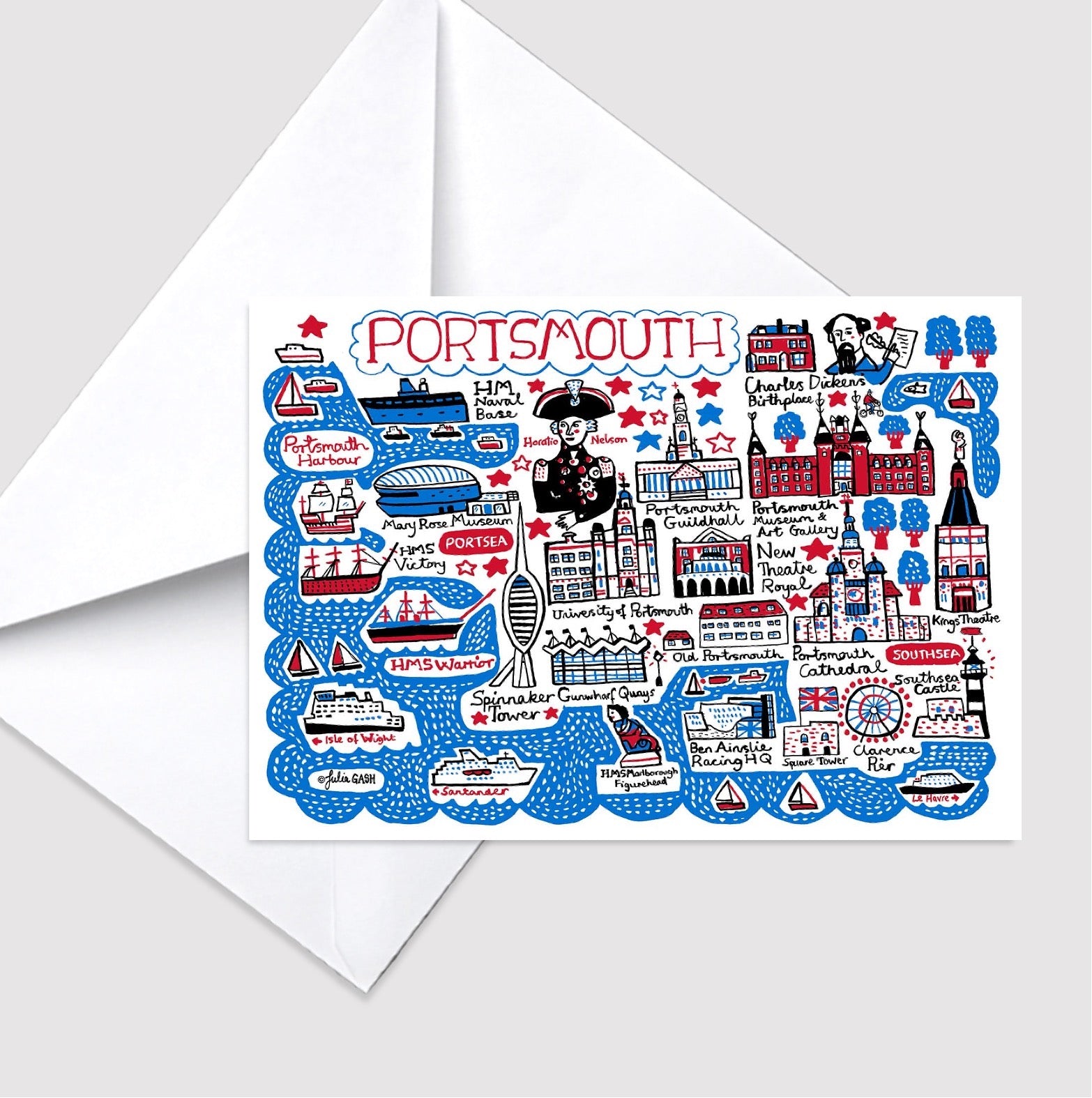 Greeting Card by Julia Gash