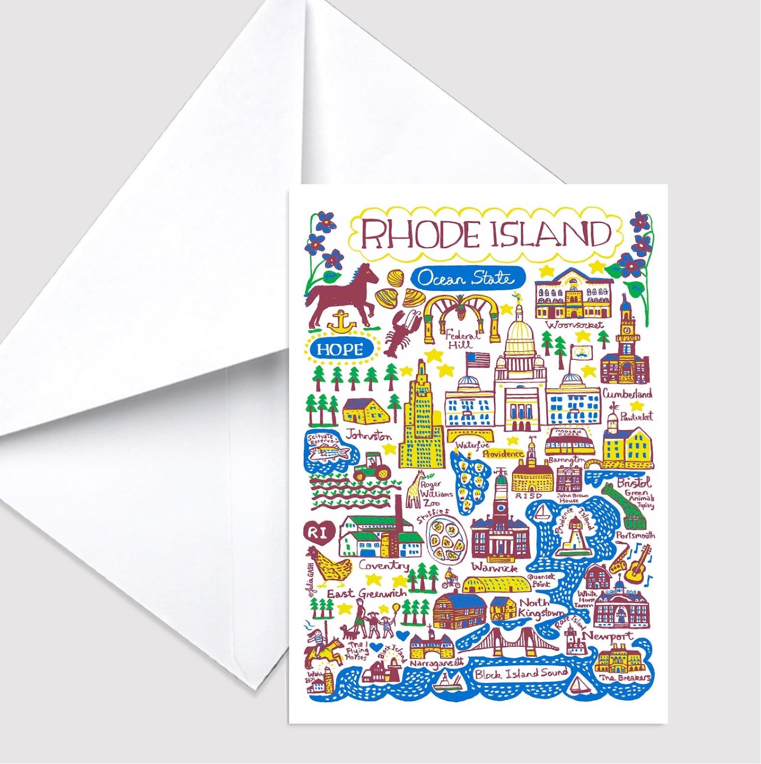 Greeting Card by Julia Gash