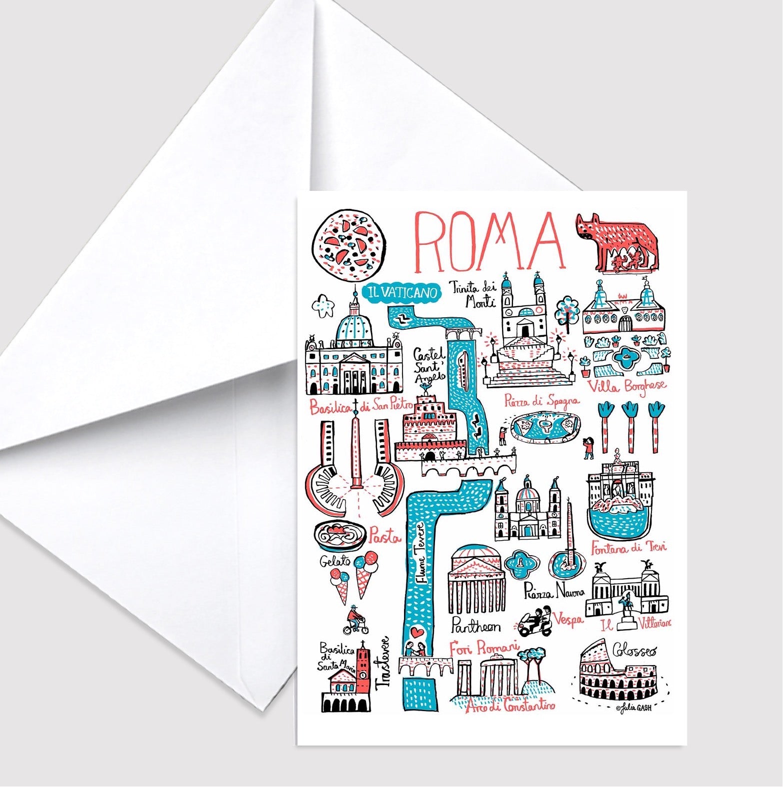 Greeting Card by Julia Gash