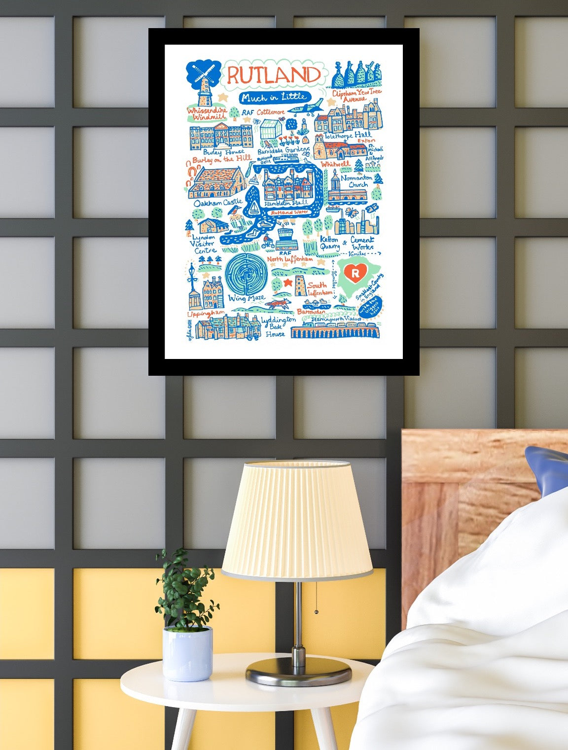 Rutland Art Print by Julia Gash