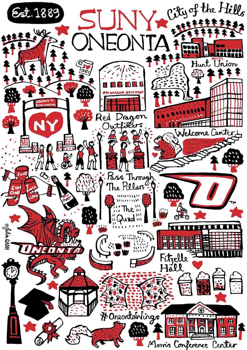 Suny Oneanta Design by Julia Gash