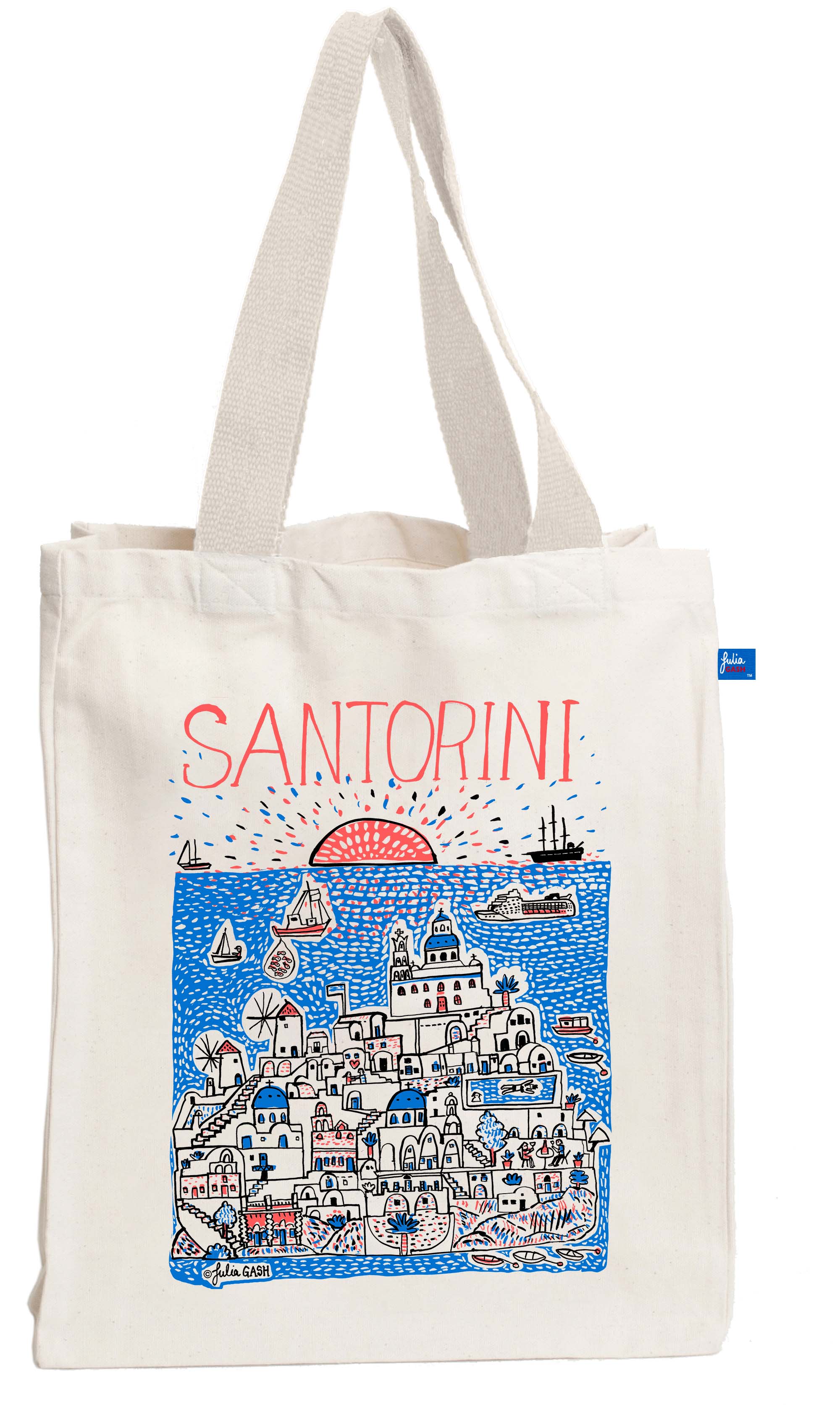 Santorini Tote Bag