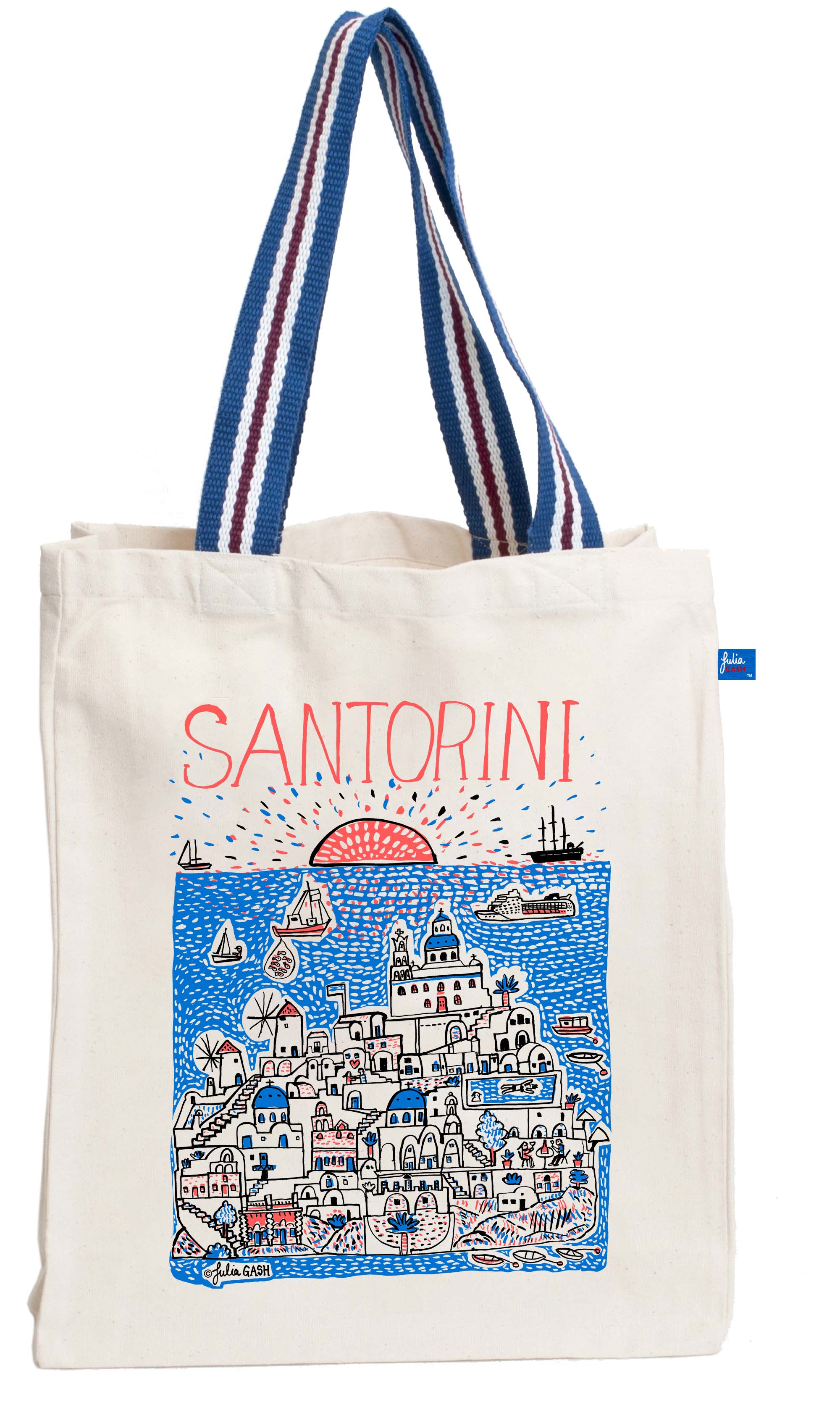 Santorini Tote Bag
