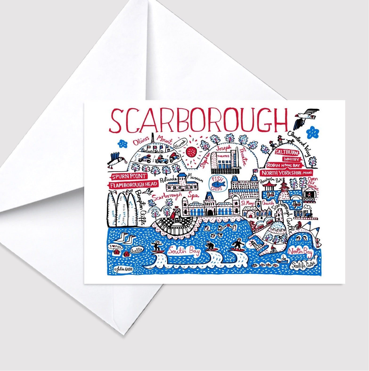 Greeting Card by Julia Gash