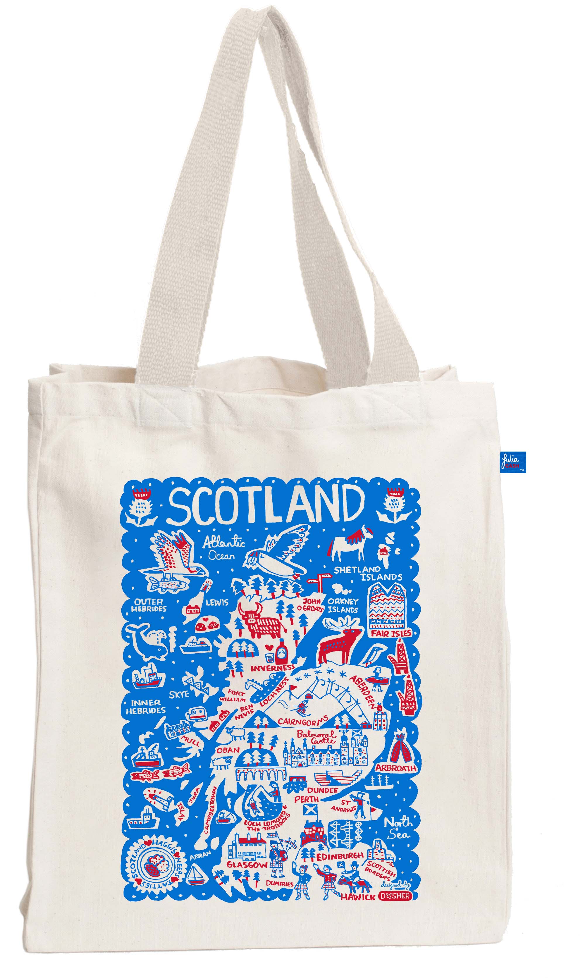 Scotland By Dasher Tote Bag