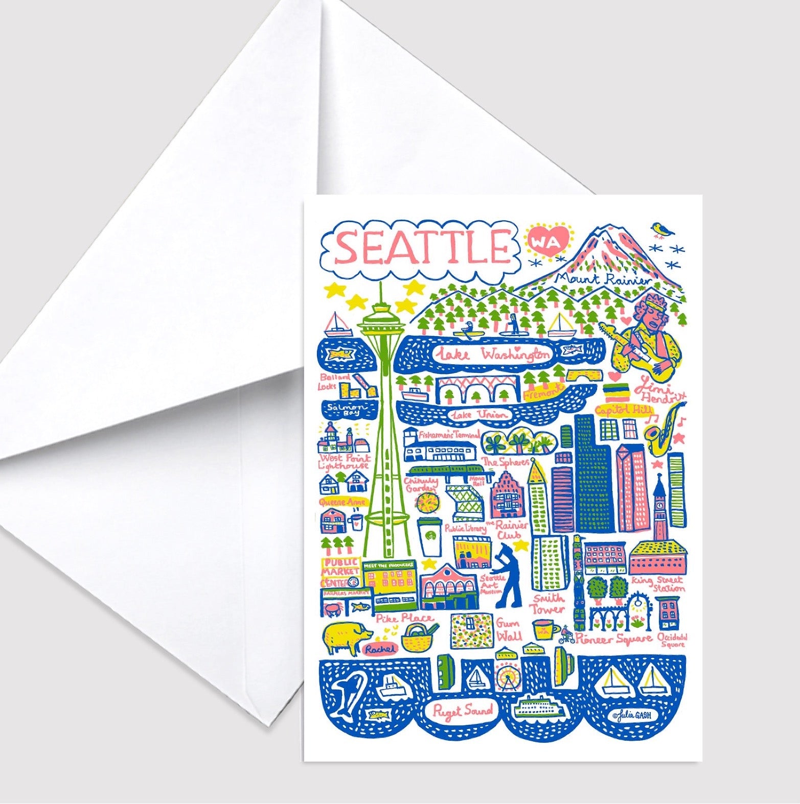 Greeting Card by Julia Gash