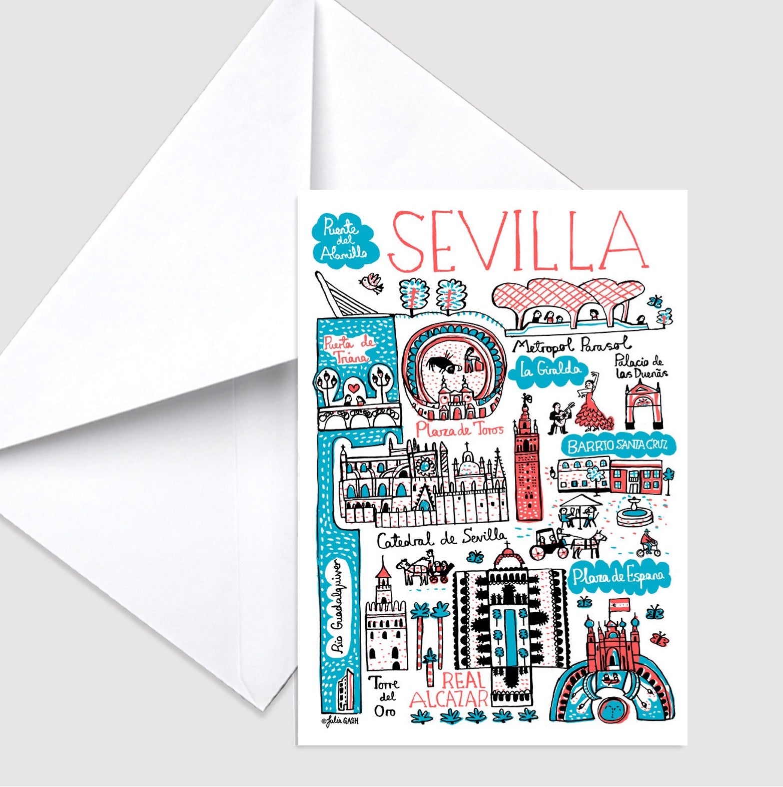 Greeting Card by Julia Gash