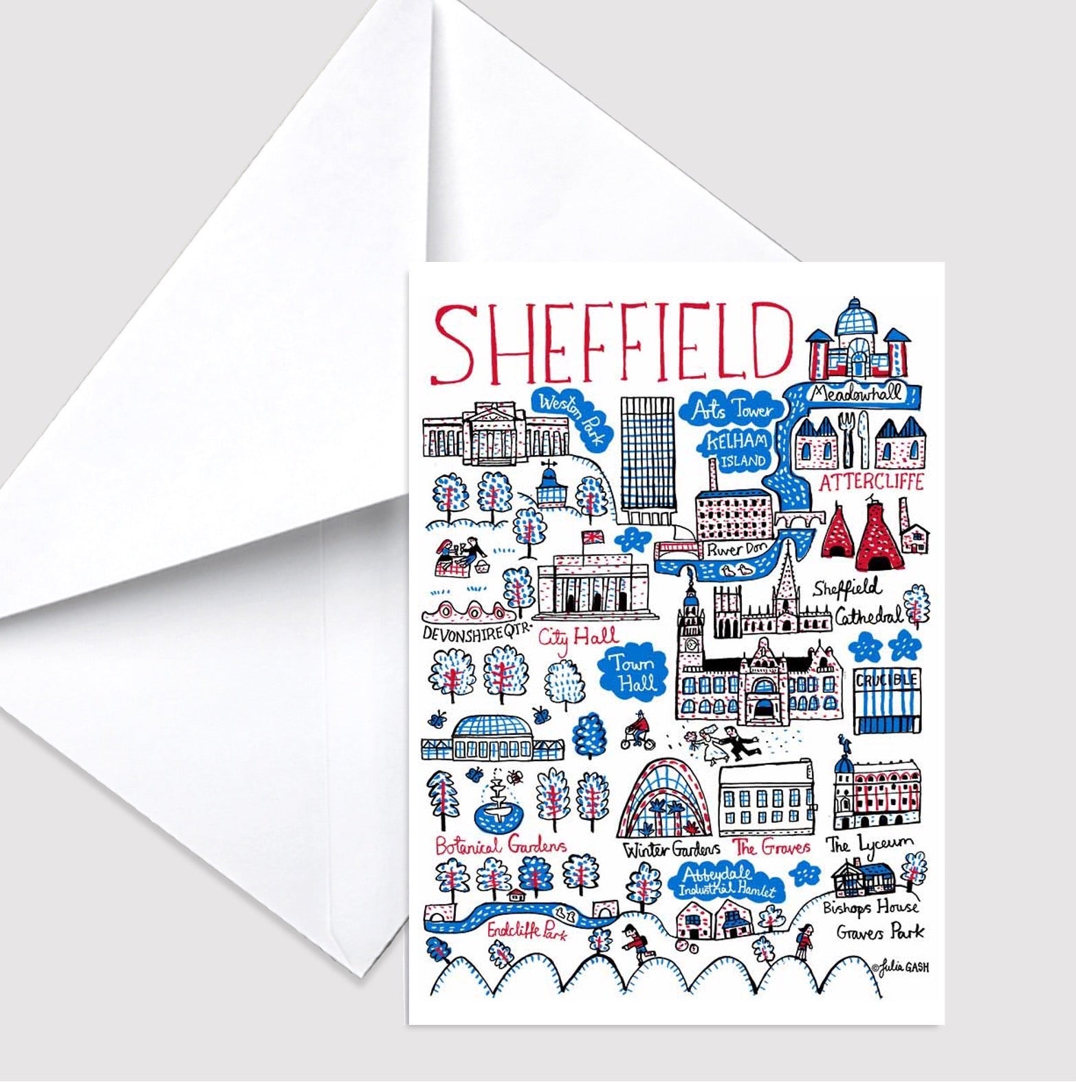 Greeting Card by Julia Gash