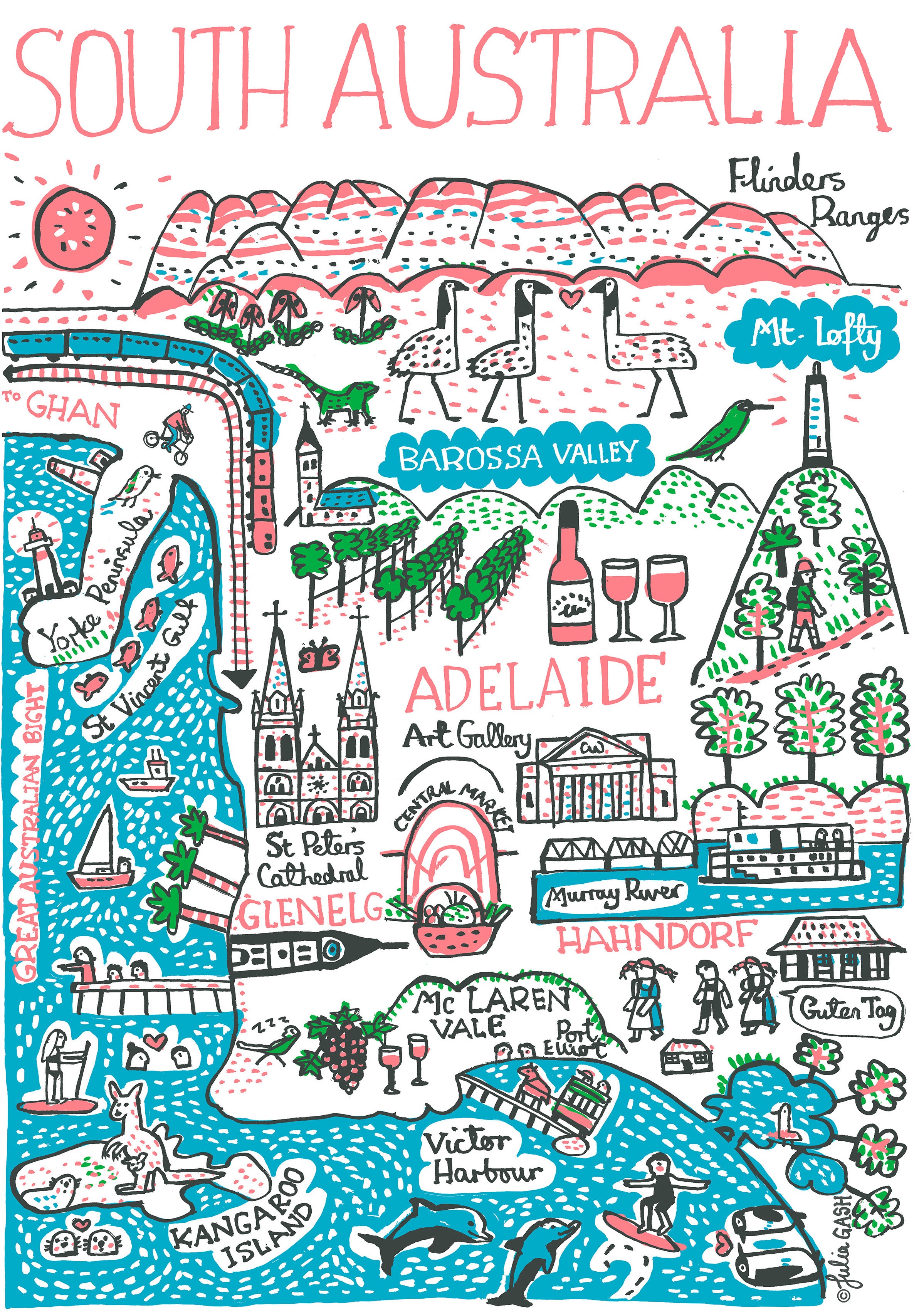 South Australia Tote Bag