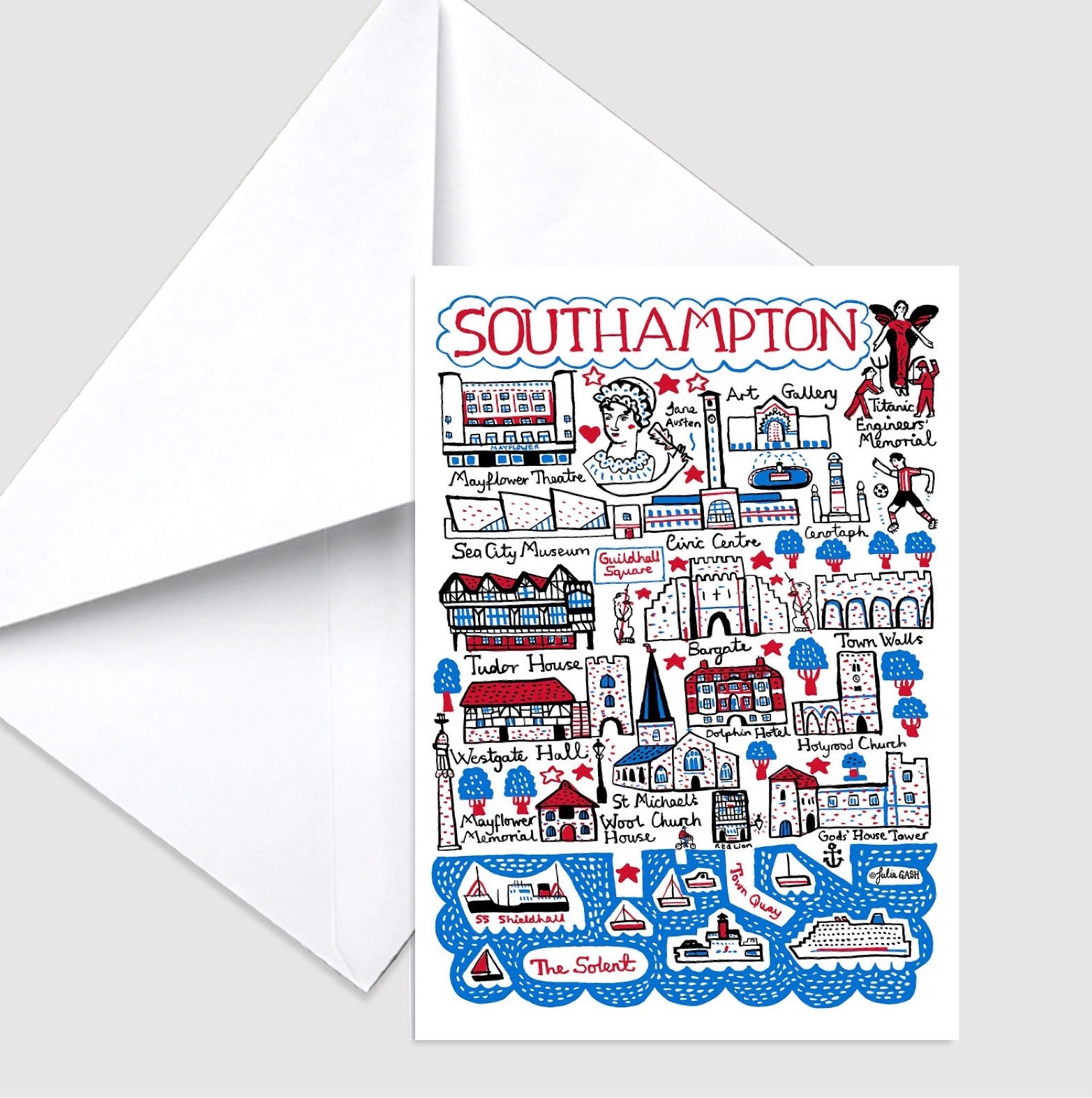 Greeting Card by Julia Gash
