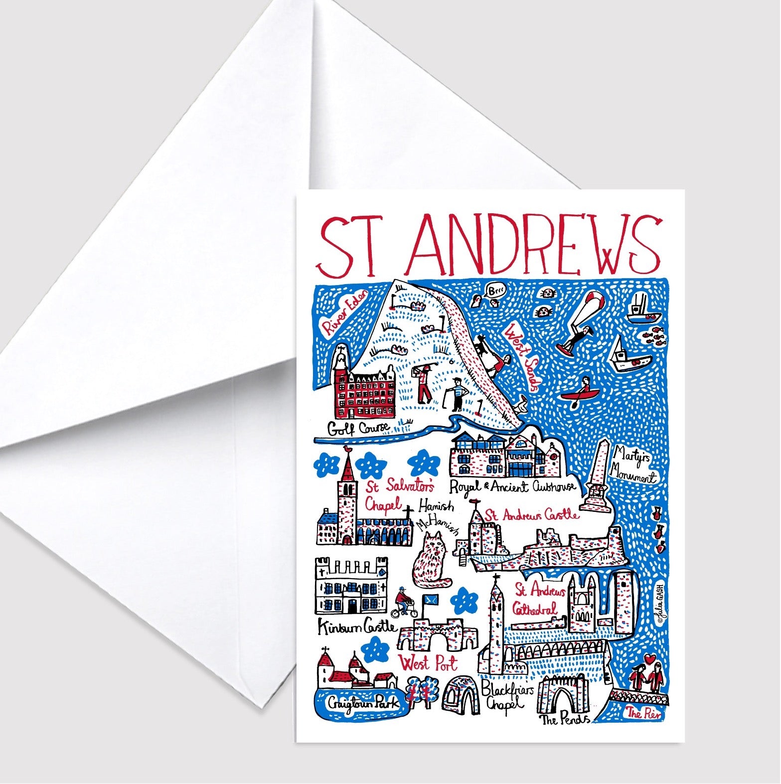 Greeting Card by Julia Gash