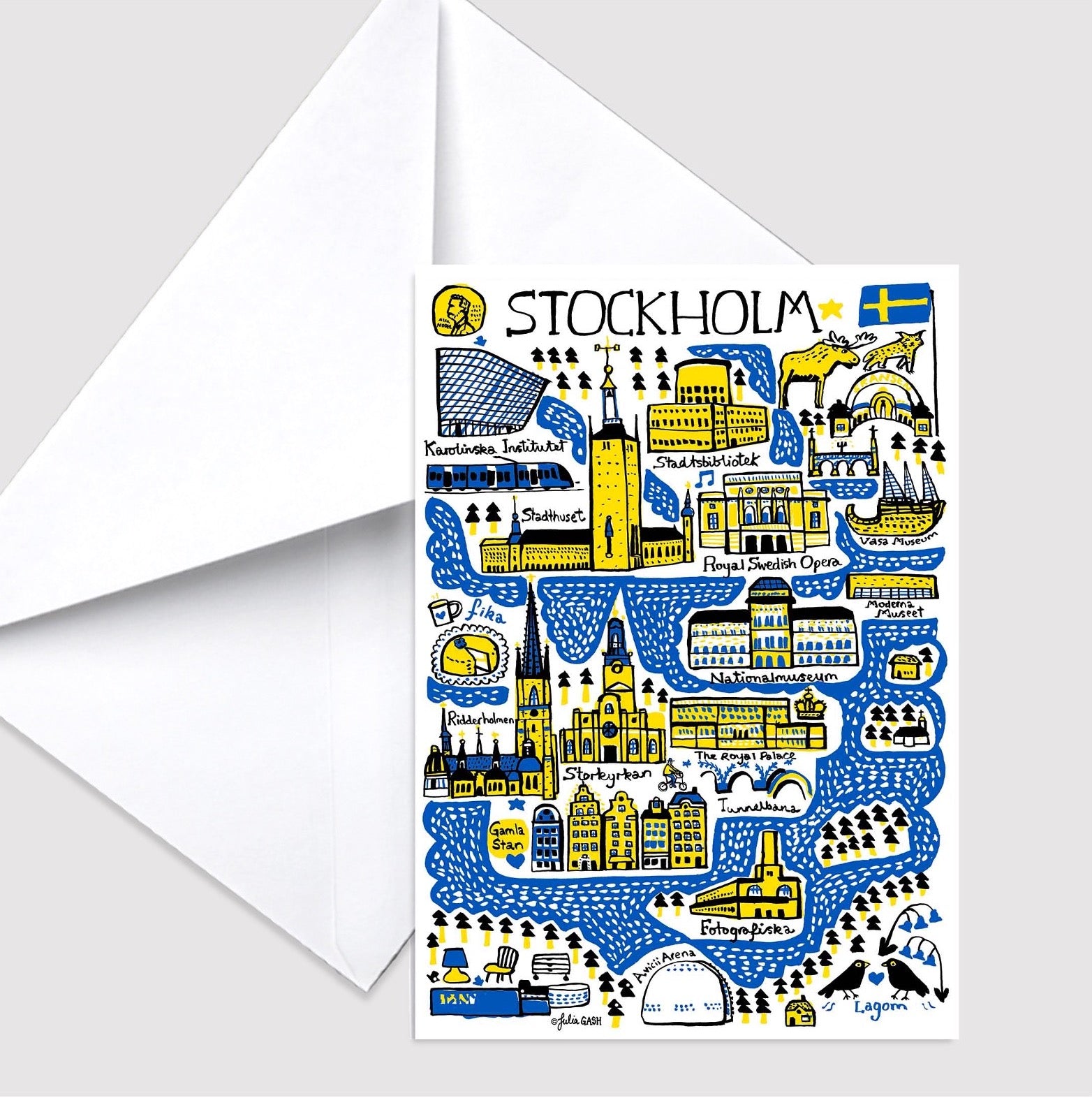 Greeting Card by Julia Gash