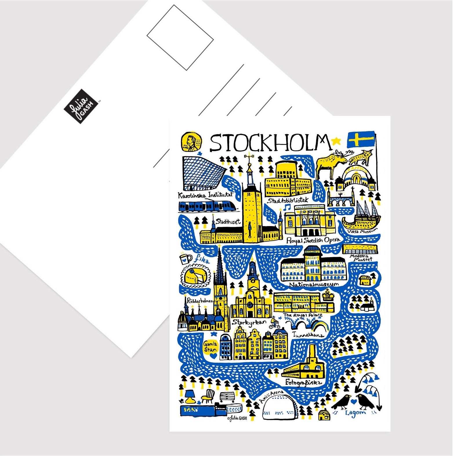 Stockholm Postcard