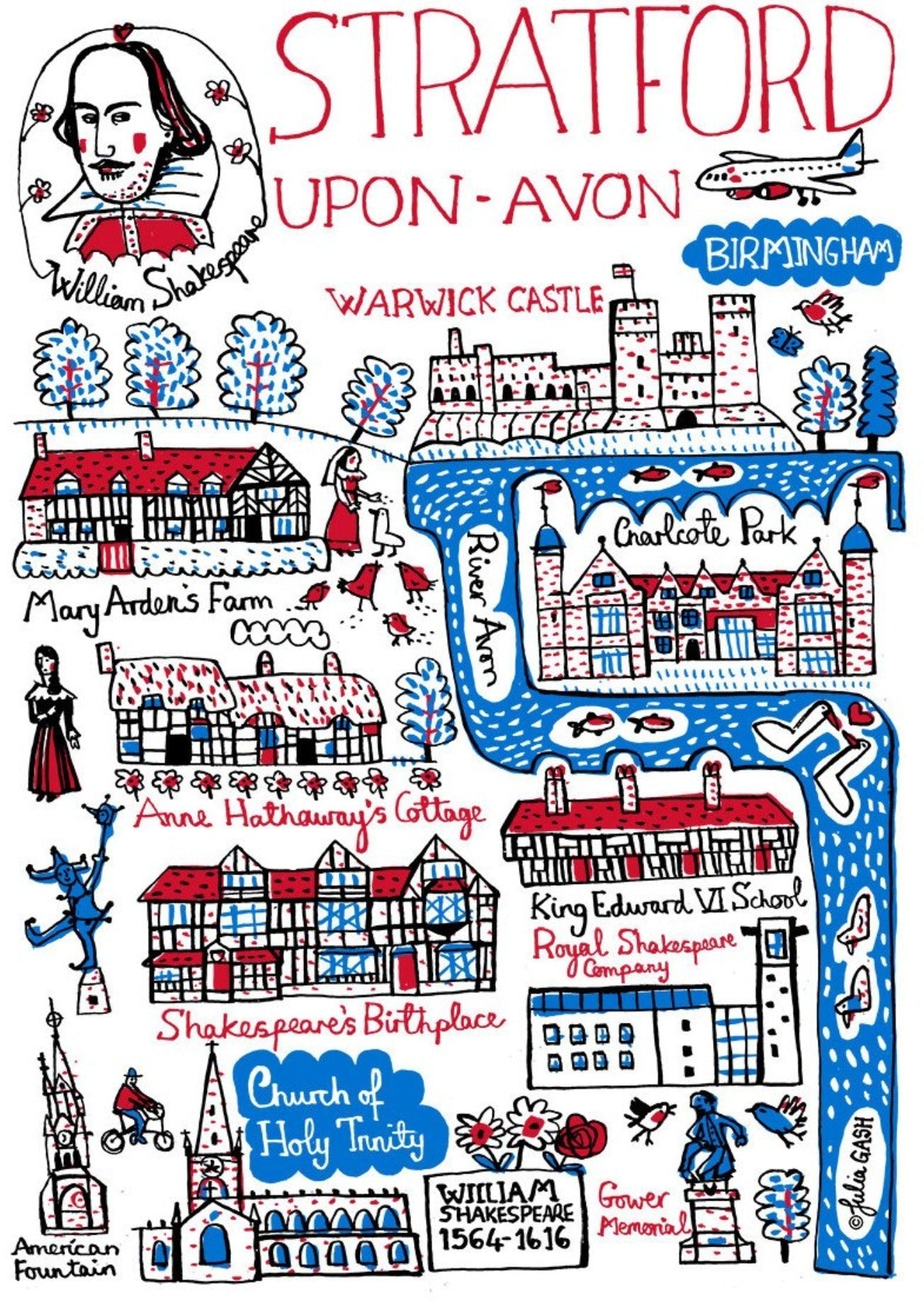 Stratford upon Avon Tote Bag - Julia Gash