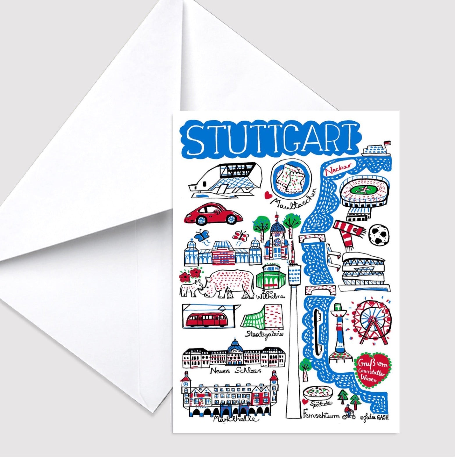 Greeting Card by Julia Gash