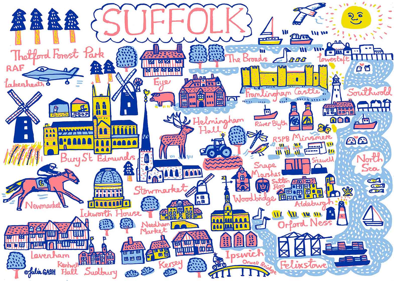 Suffolk Tote Bag - Julia Gash
