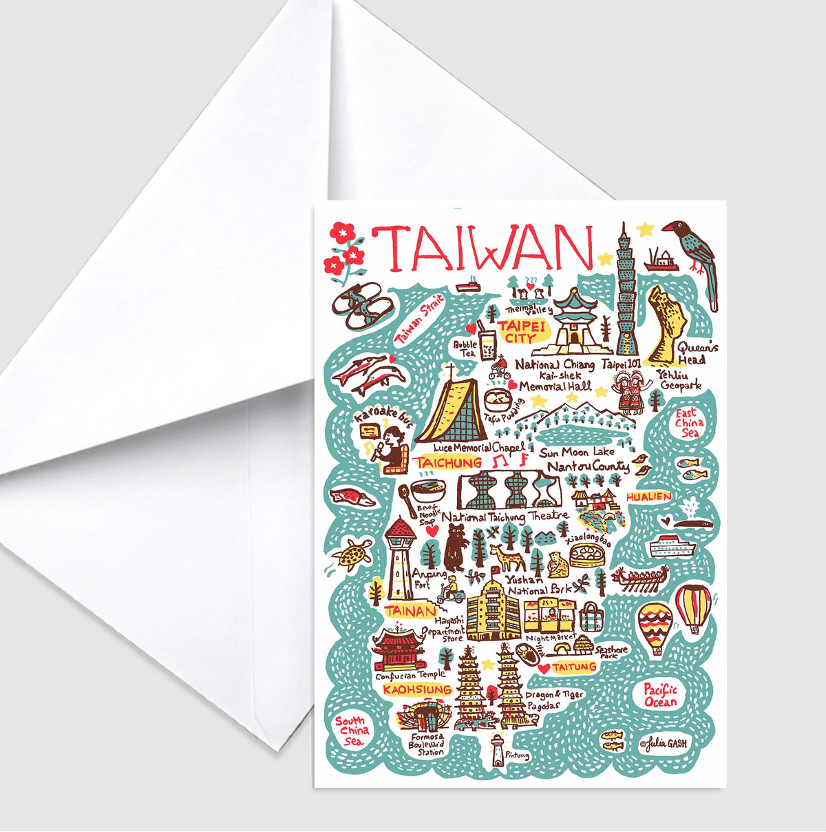 Taiwan Greeting Card