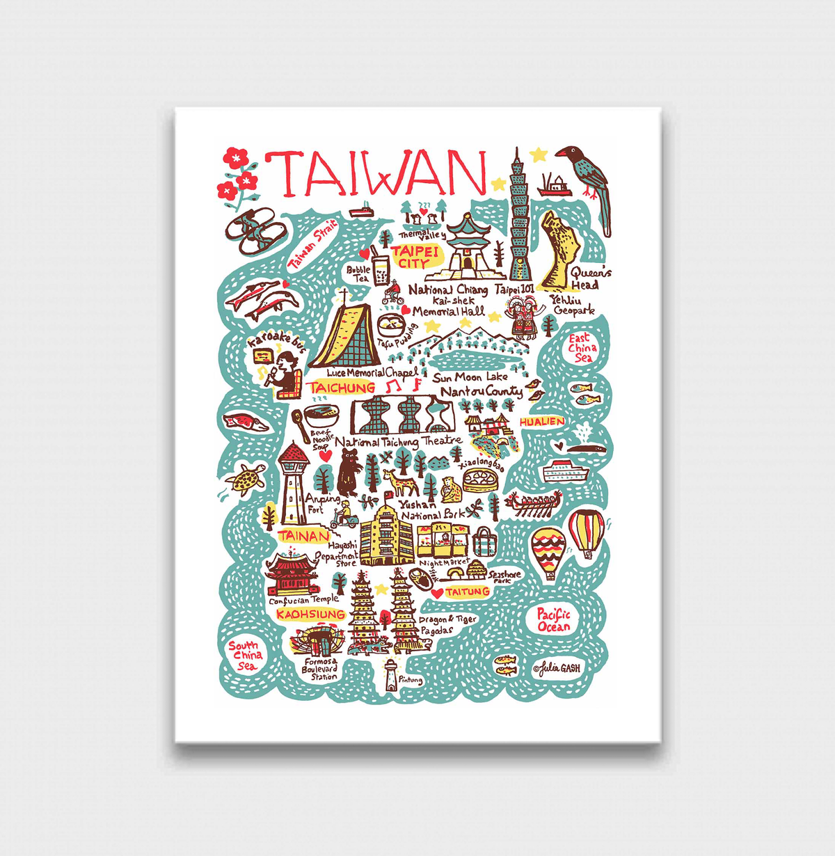 Taiwan Art Print