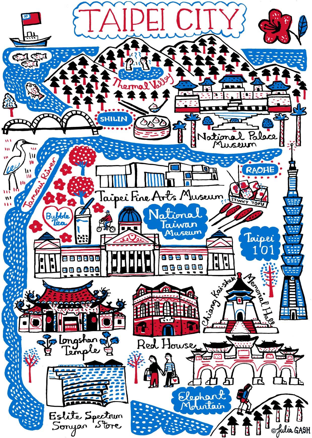 Taipei Tote Bag - Julia Gash