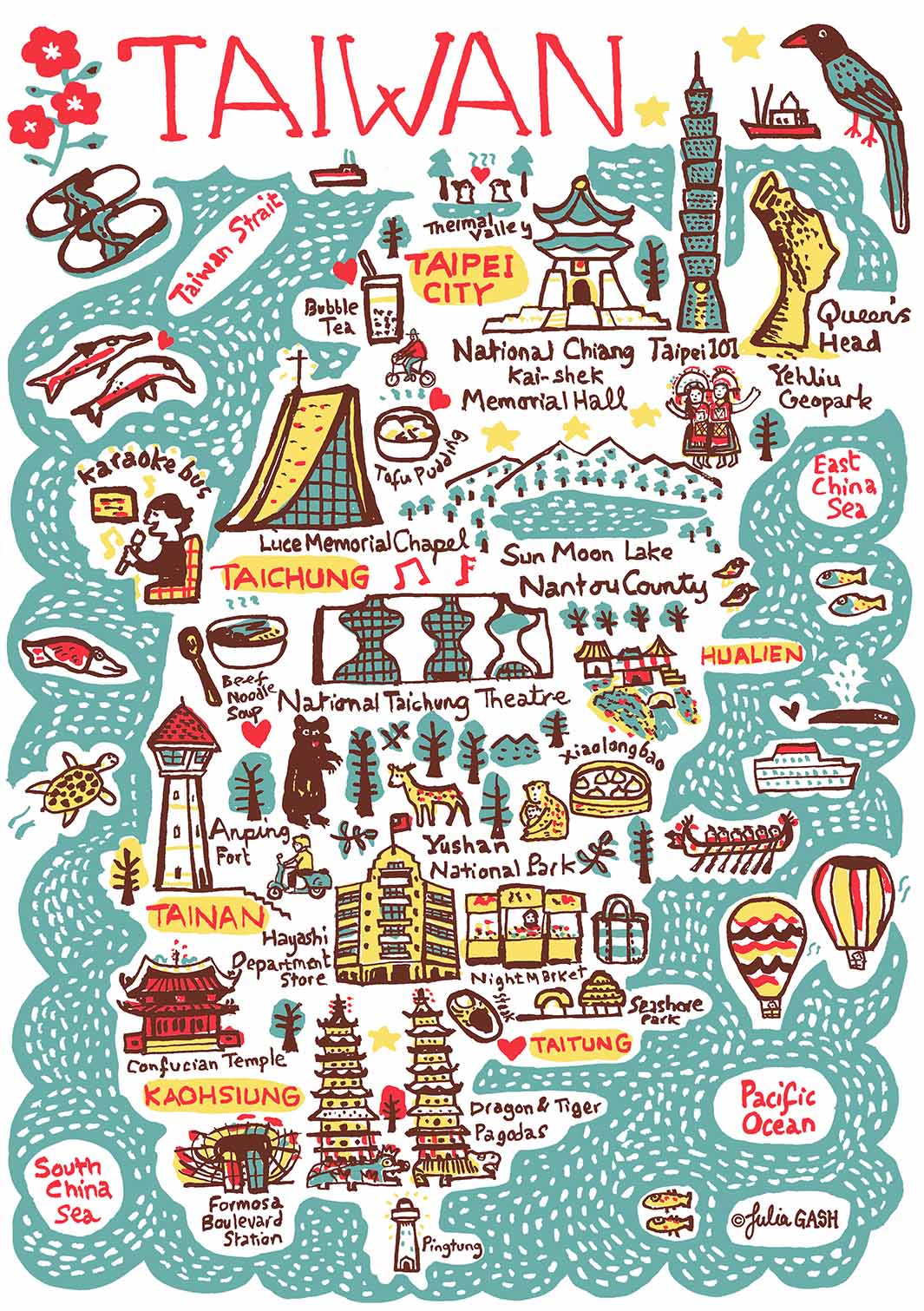 Taiwan Art Print