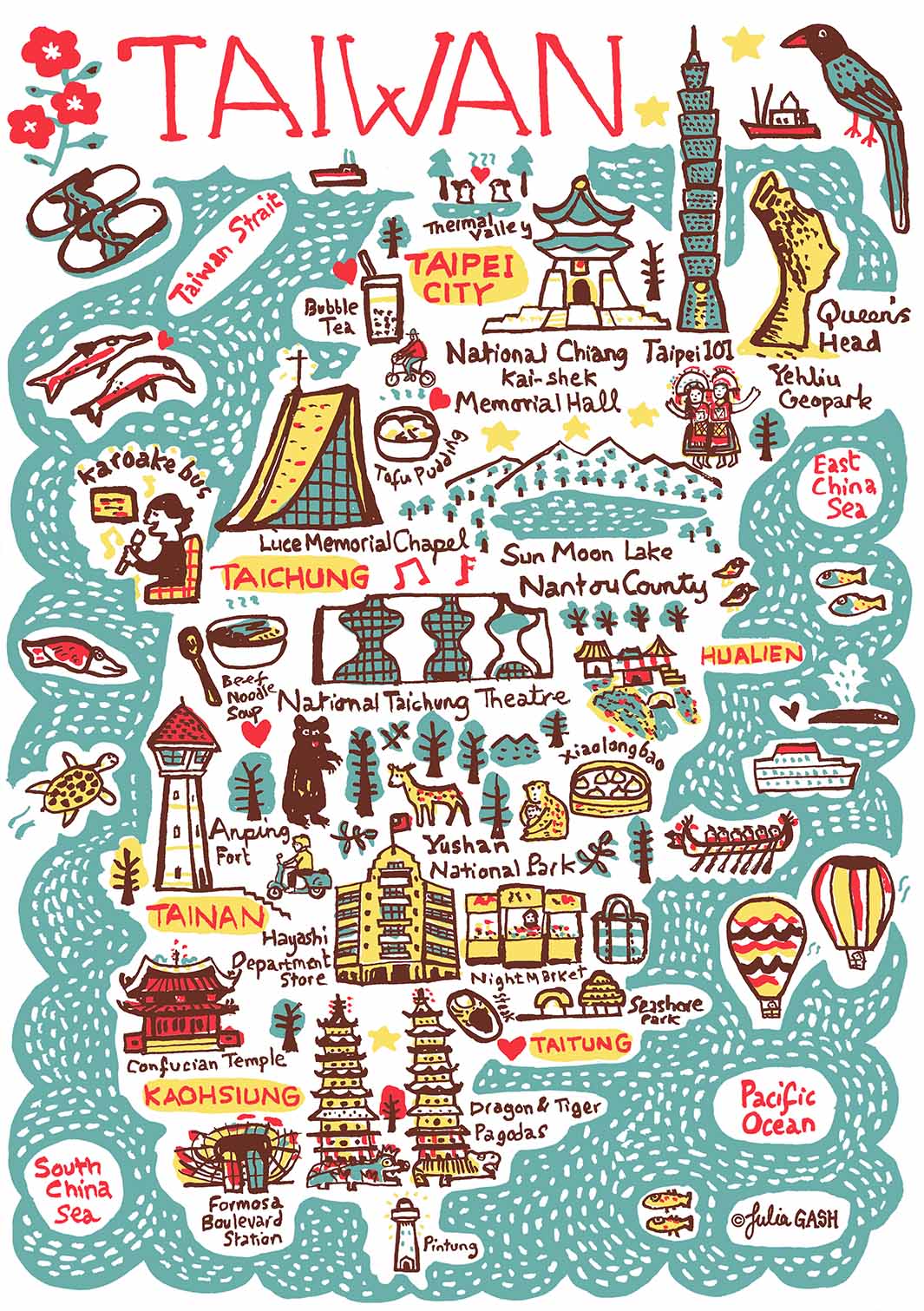 Taiwan Art Print