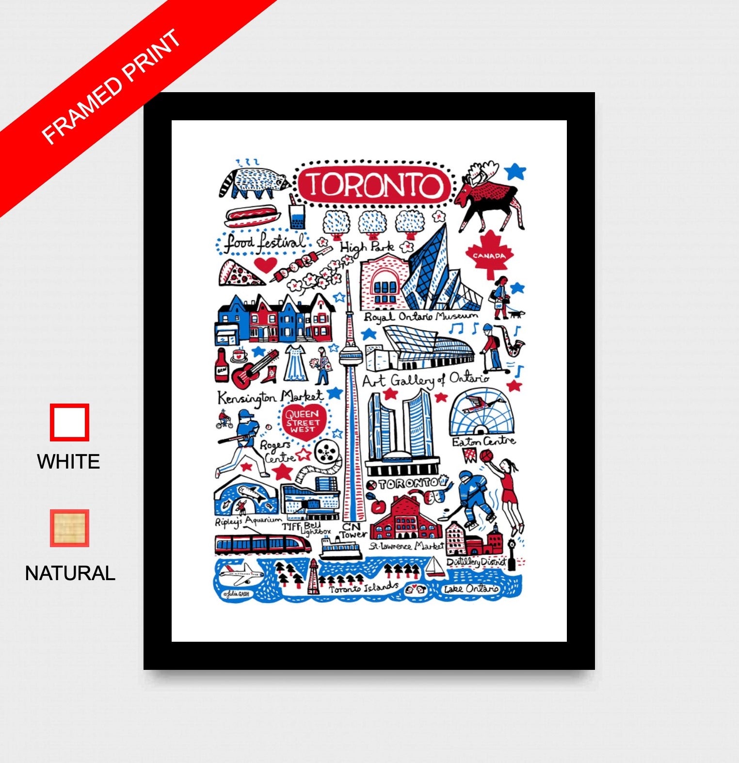 Toronto Art Print - Julia Gash