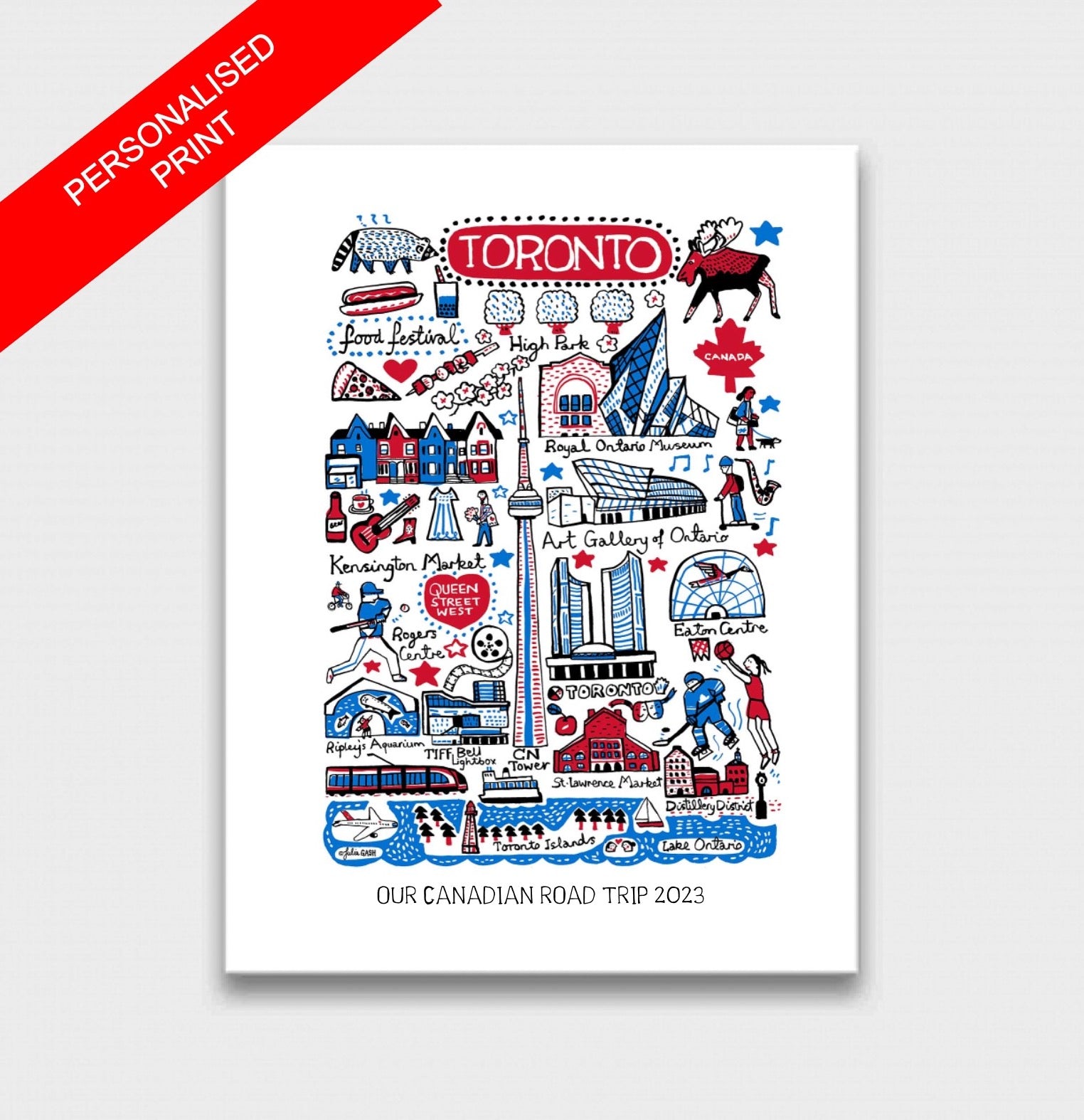 Toronto Art Print - Julia Gash