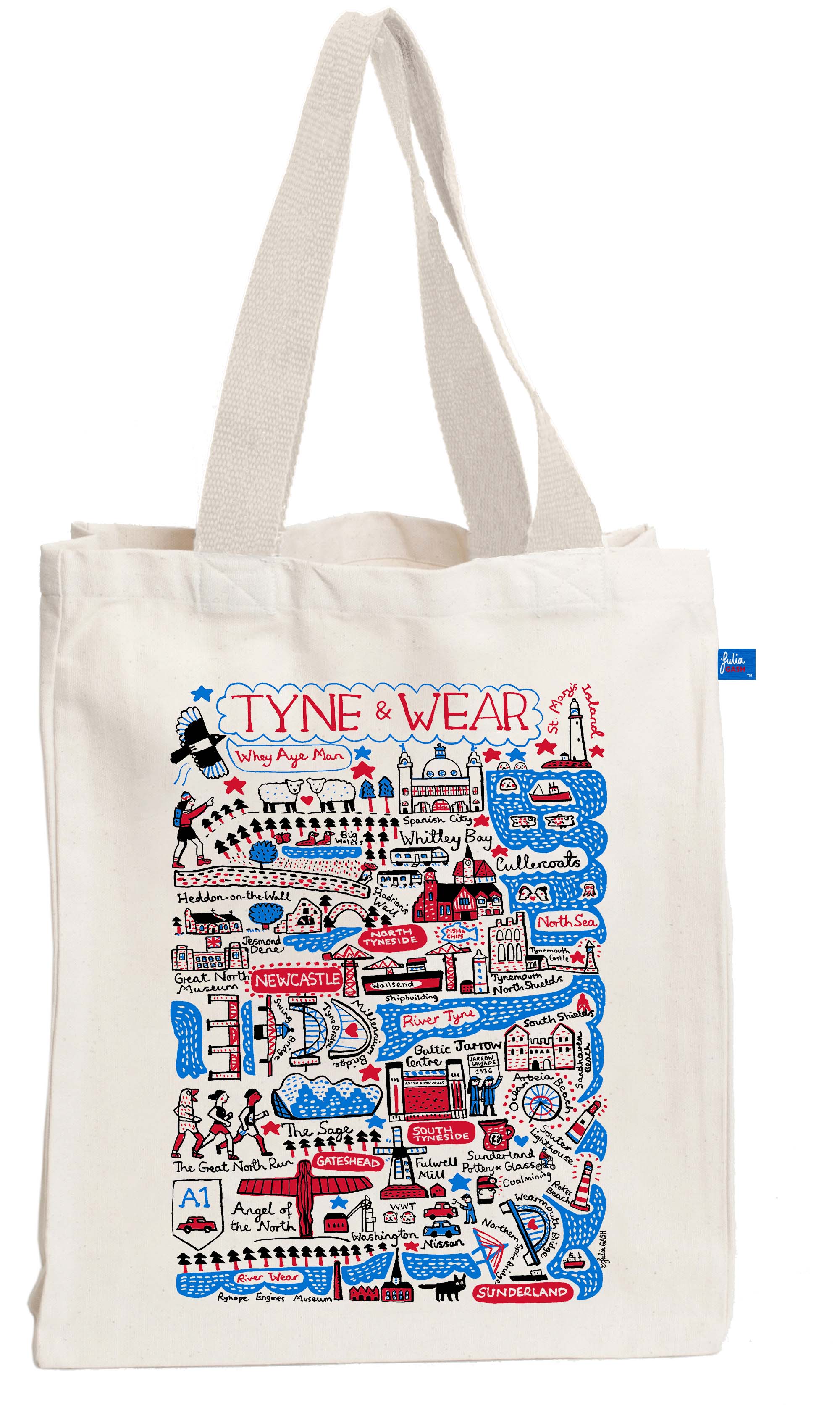 Tyne and Wear Tote Bag