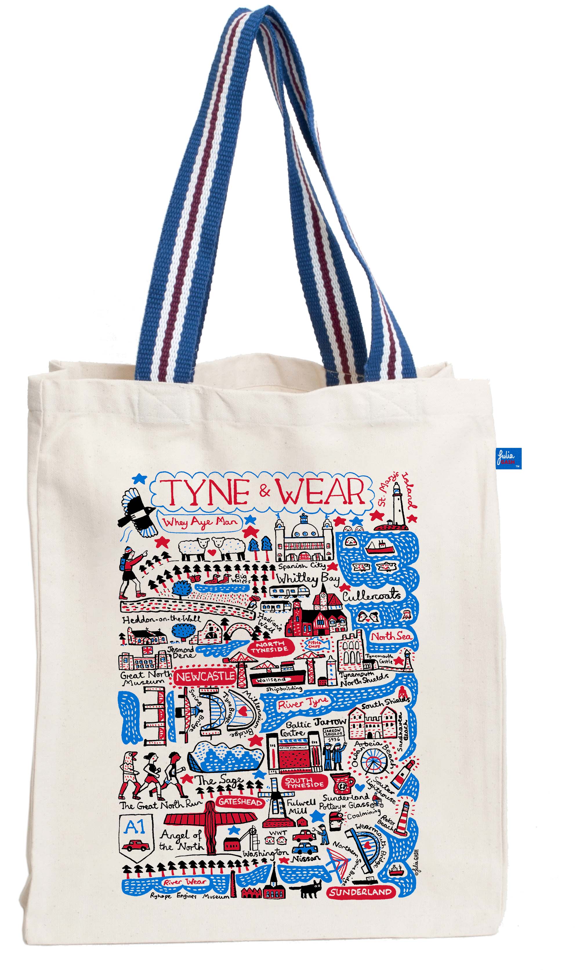 Tyne and Wear Tote Bag