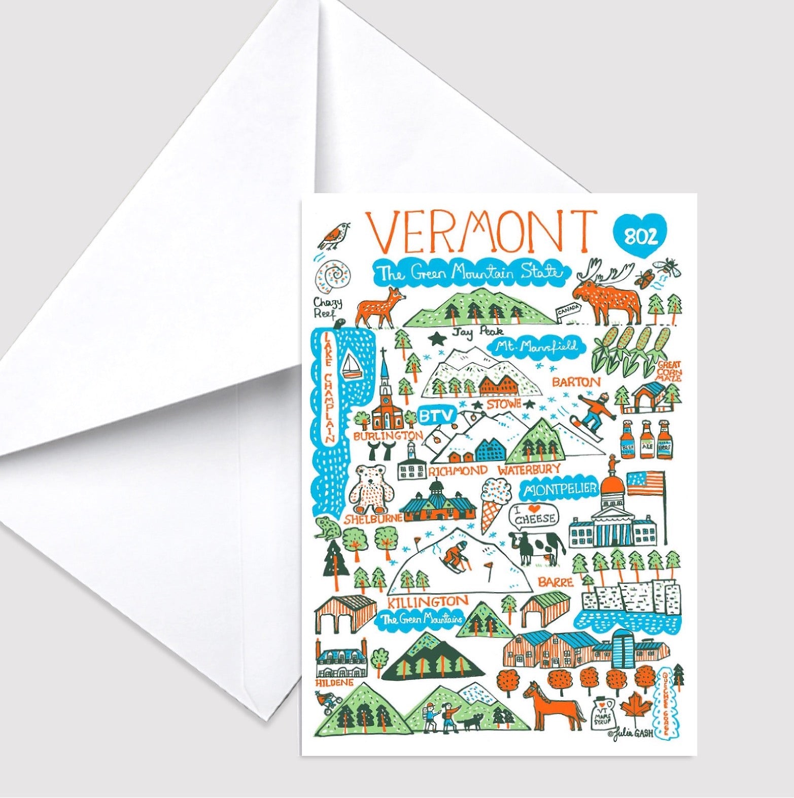 Greeting Card by Julia Gash