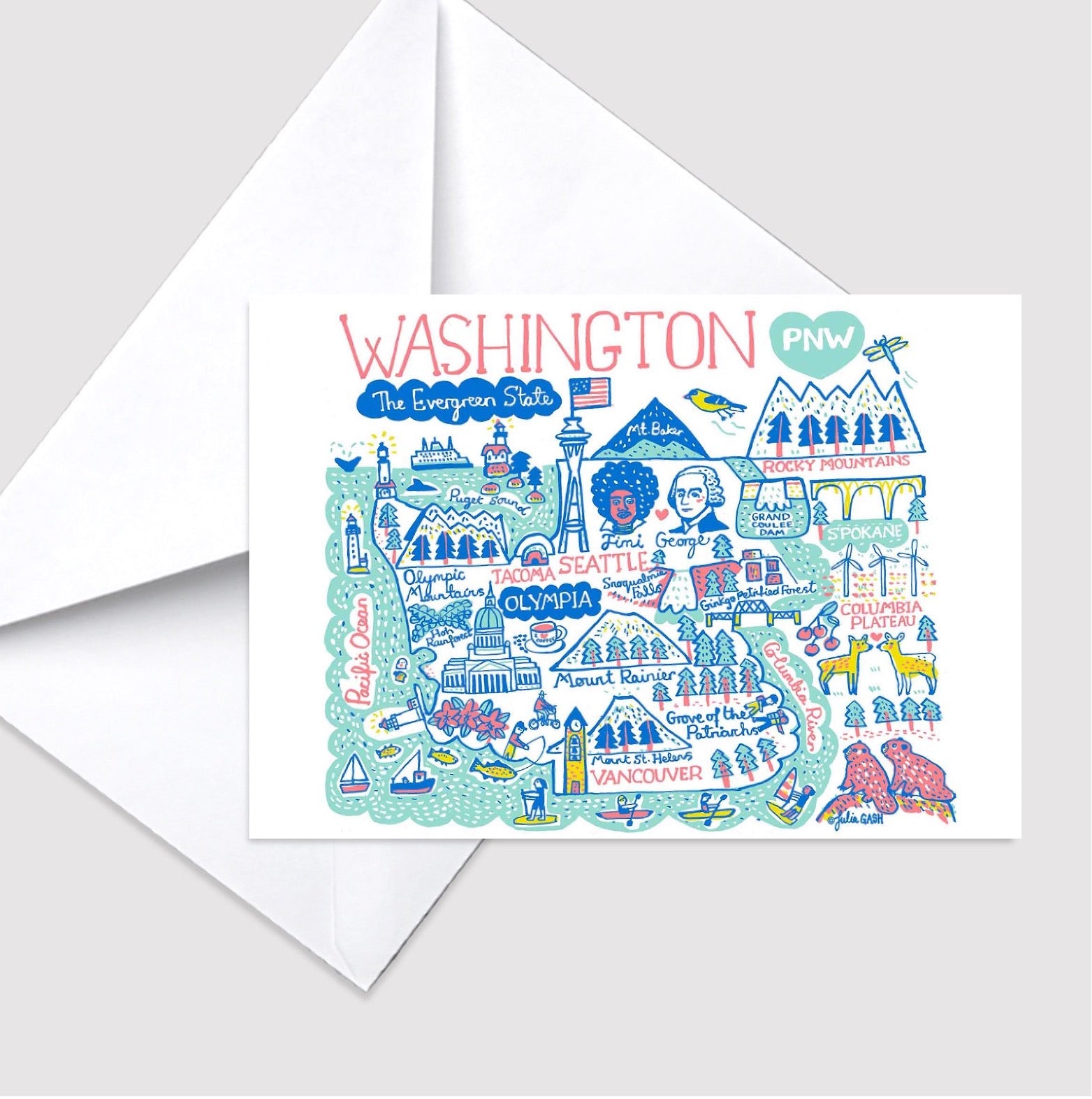 Greeting Card by Julia Gash